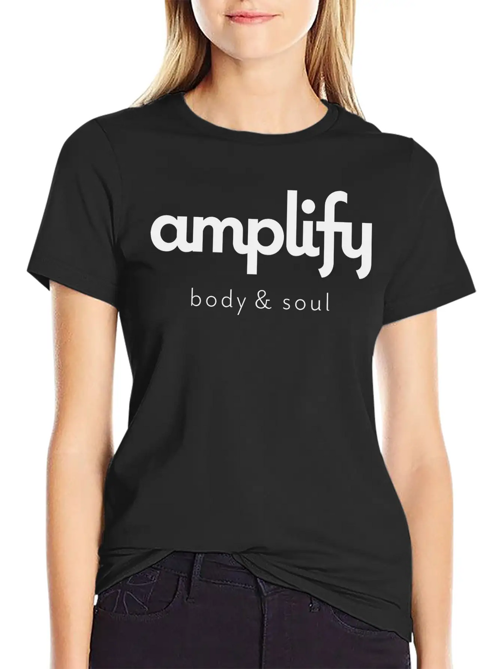 Amplify Logo Basic Graphic T-Shirt – Daily Comfort In Soft Cotton