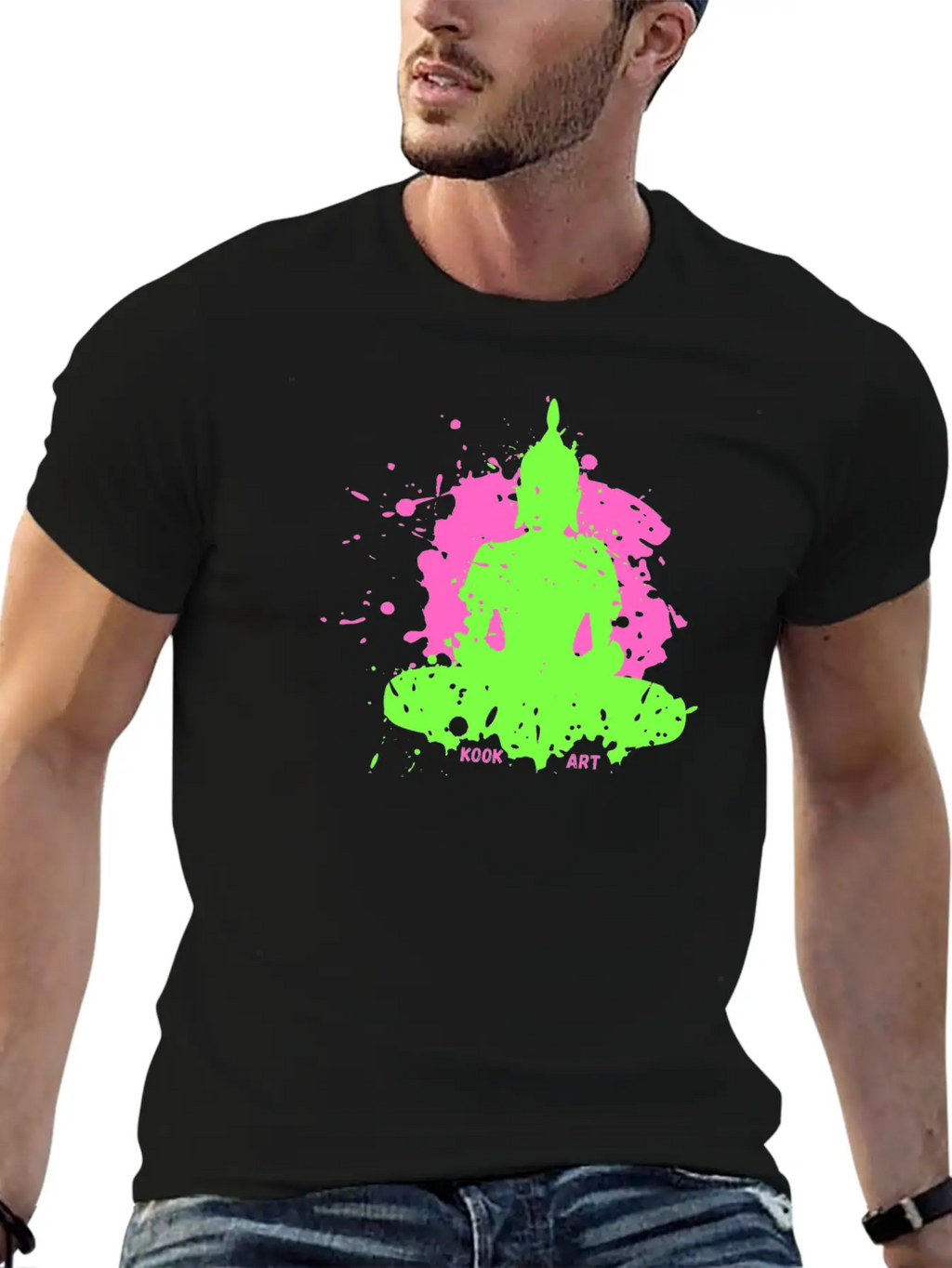 An Artistic And Original Buddha. To Stay Cool. Classic Cotton Tee – Unisex Comfort For Any Season