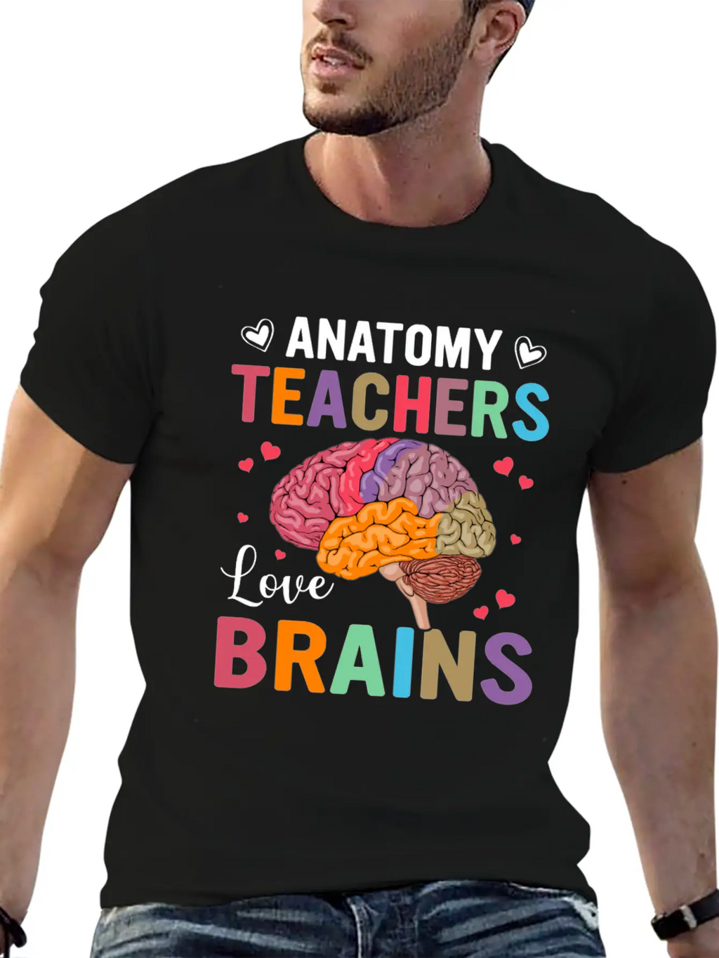 Anatomy Teachers Love Brains Classic Cotton Tee – Unisex Comfort For Any Season