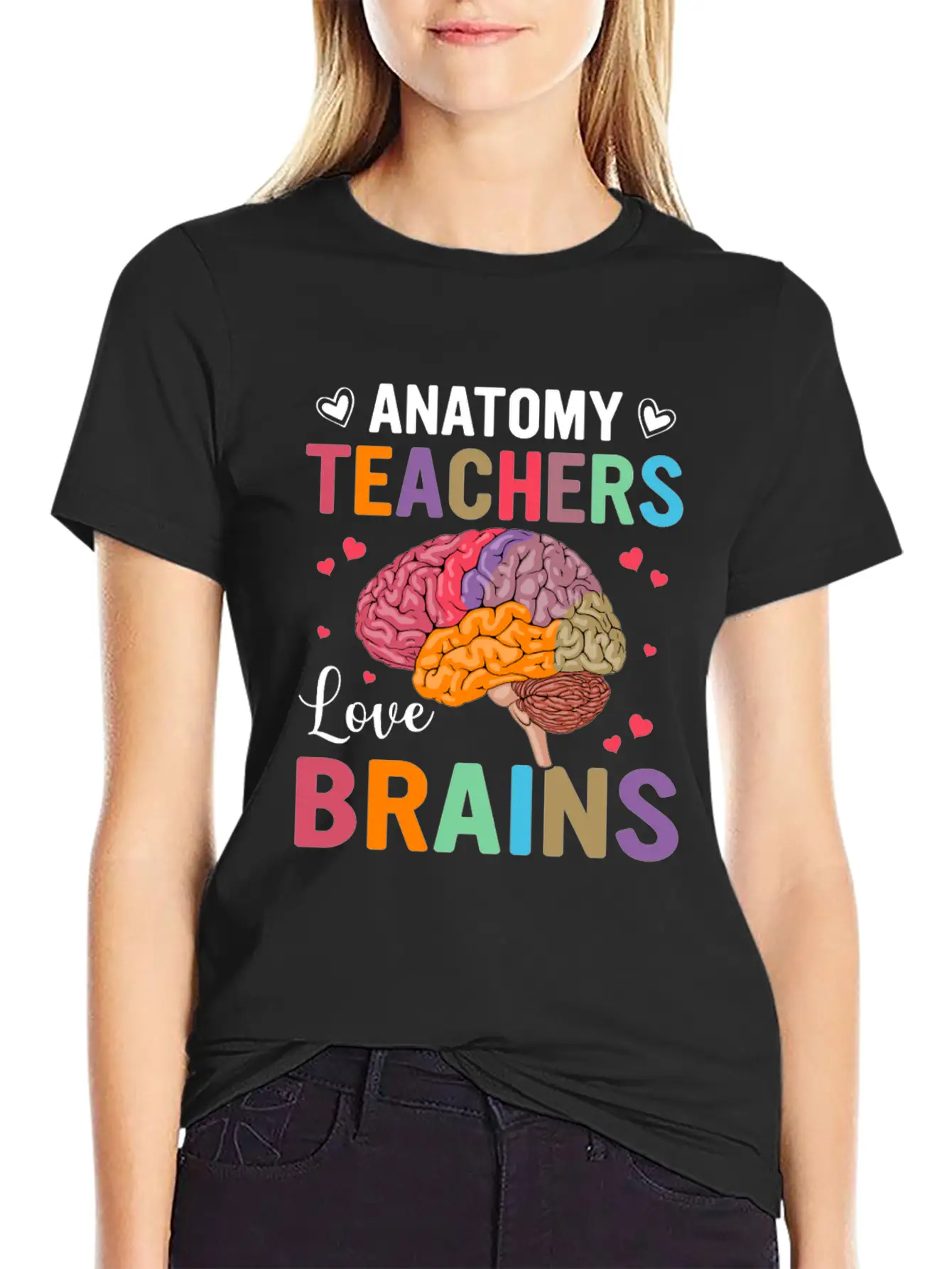 Anatomy Teachers Love Brains Classic Cotton Tee – Unisex Comfort For Any Season
