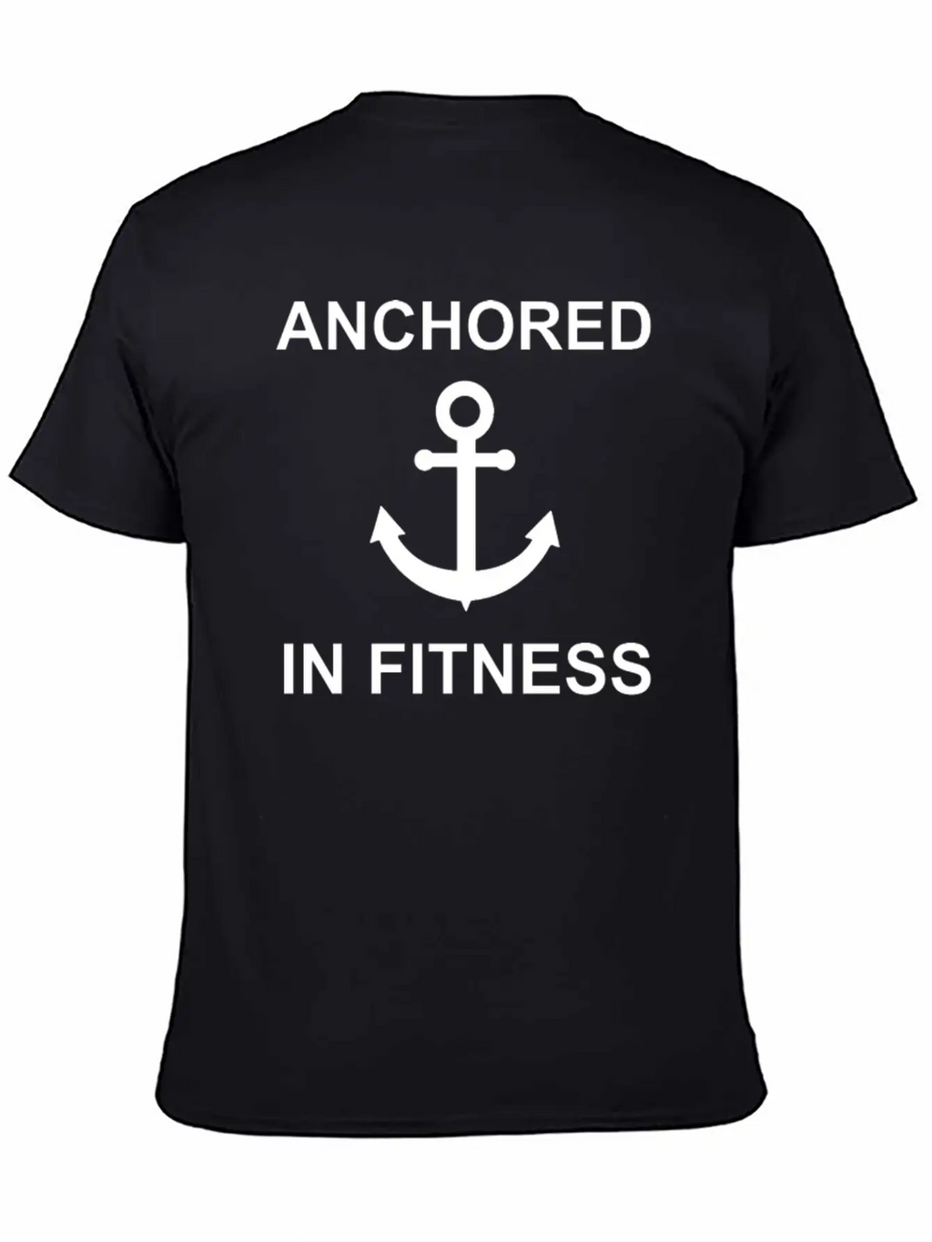 Anchored In Fitness Stylish Everyday T-Shirt – Unisex Basic Cotton Tee