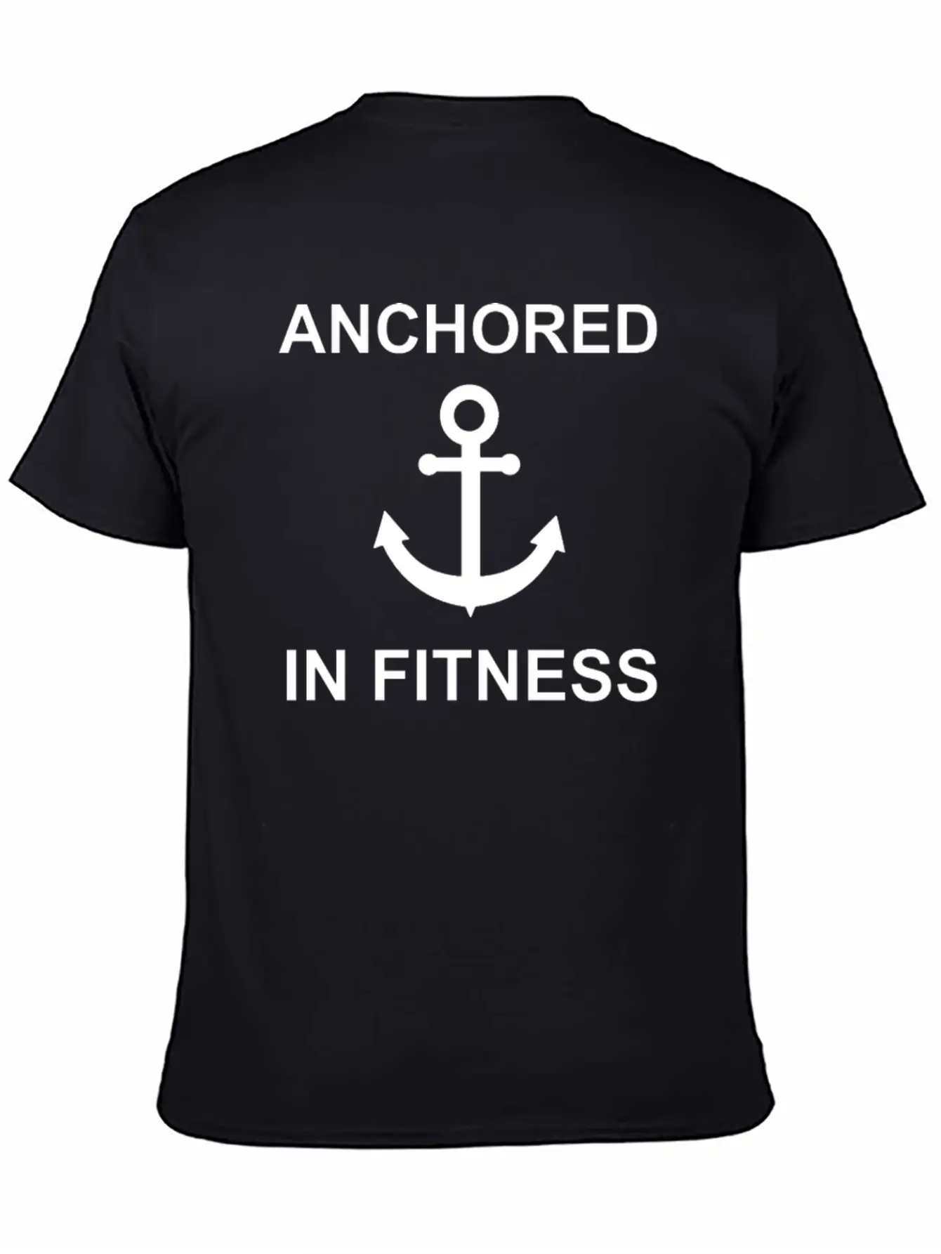 Anchored In Fitness Stylish Everyday T-Shirt – Unisex Basic Cotton Tee