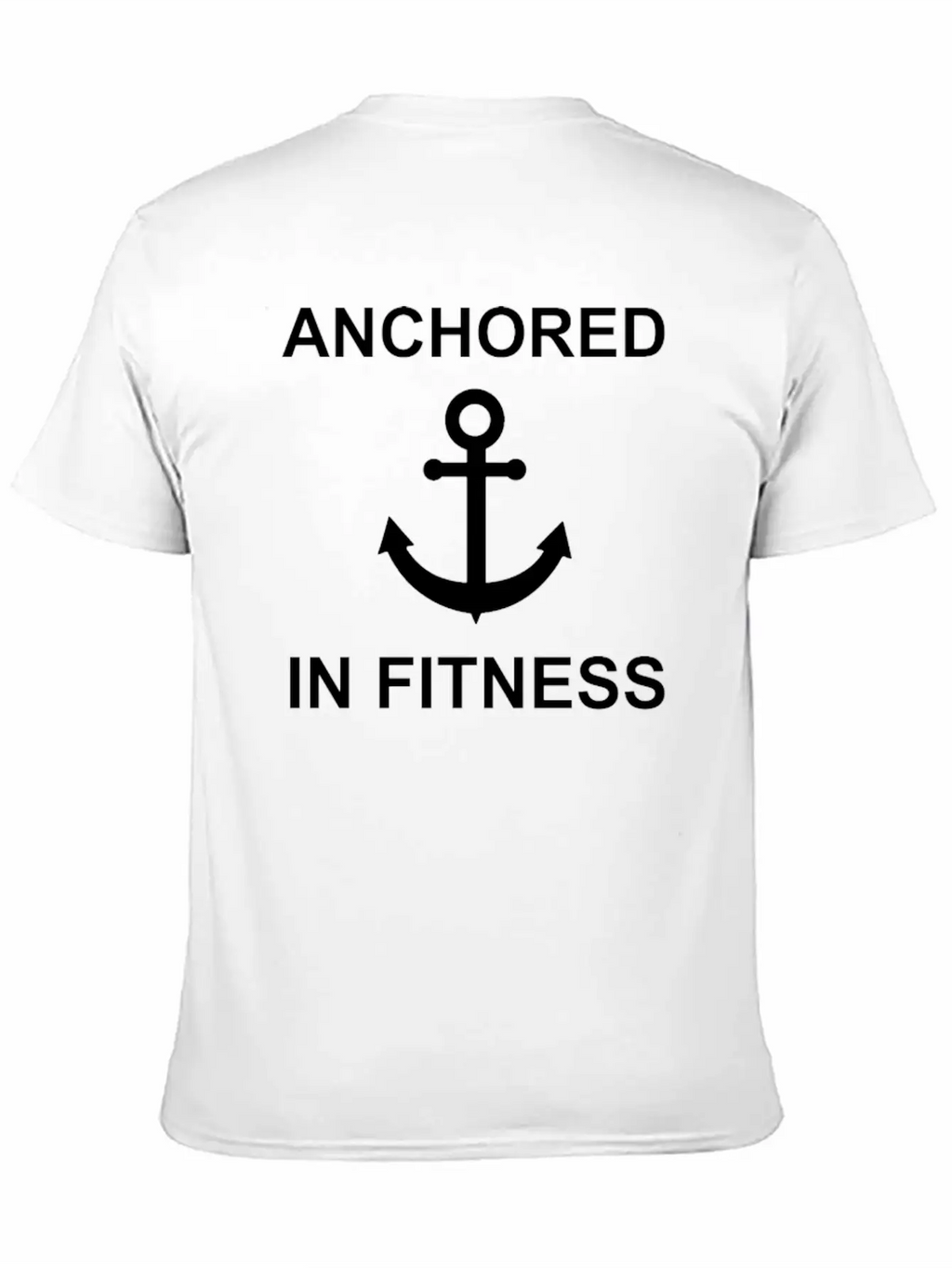 Anchored In Fitness Stylish Everyday T-Shirt – Unisex Basic Cotton Tee