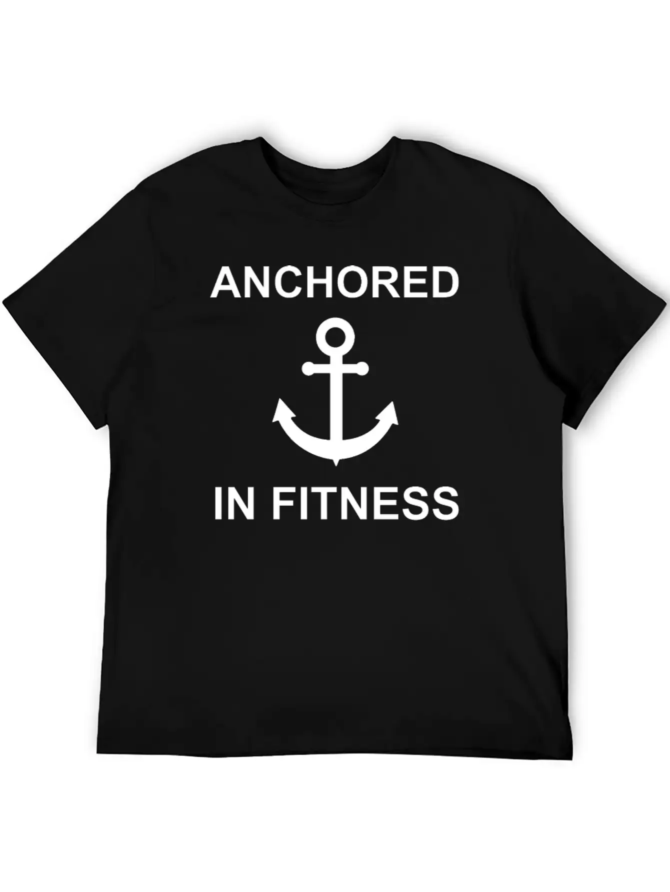 Anchored In Fitness Stylish Everyday T-Shirt – Unisex Basic Cotton Tee