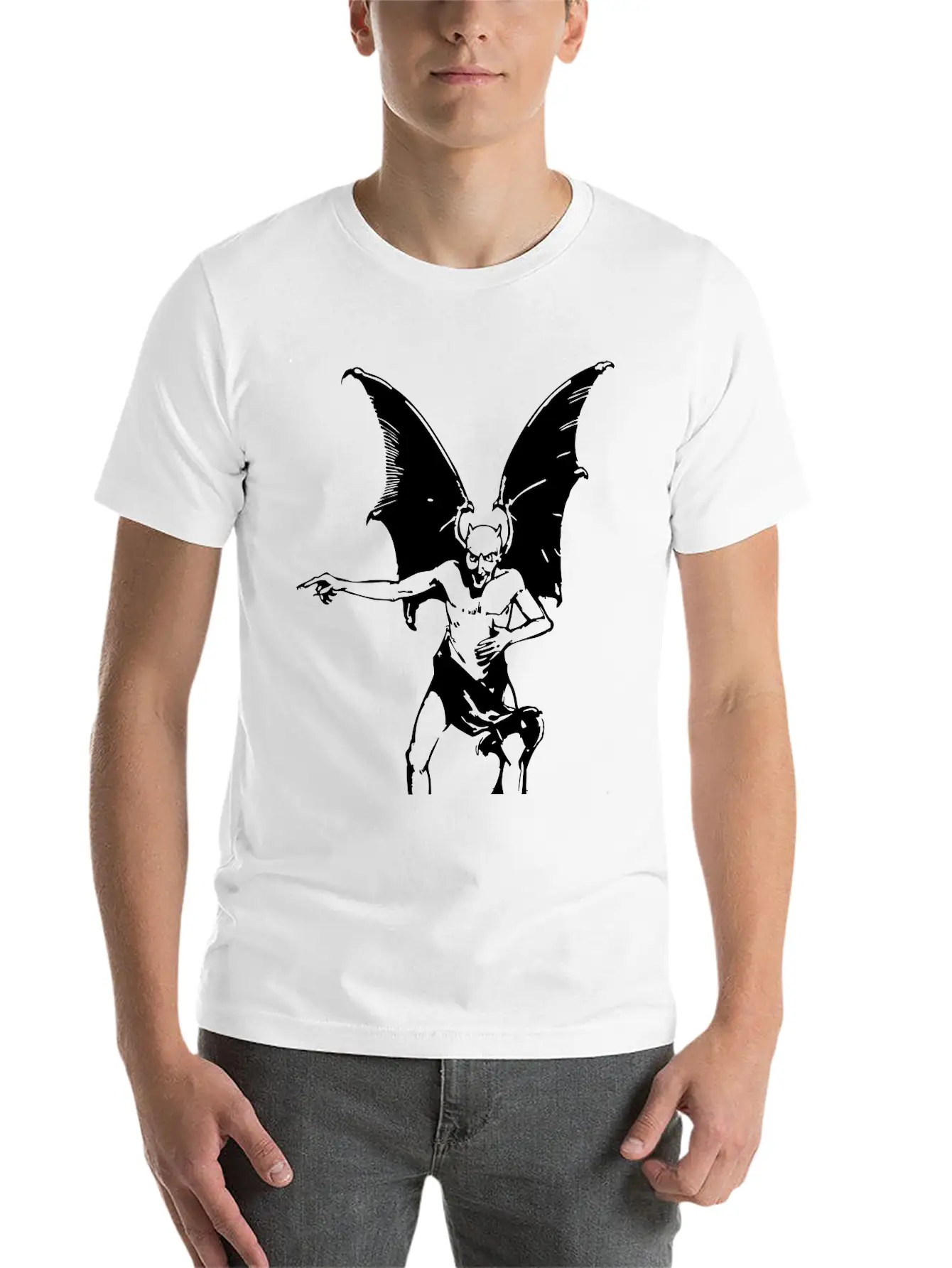 Ancient Demon Timeless Short Sleeve Tee – Comfy And Minimalist Design