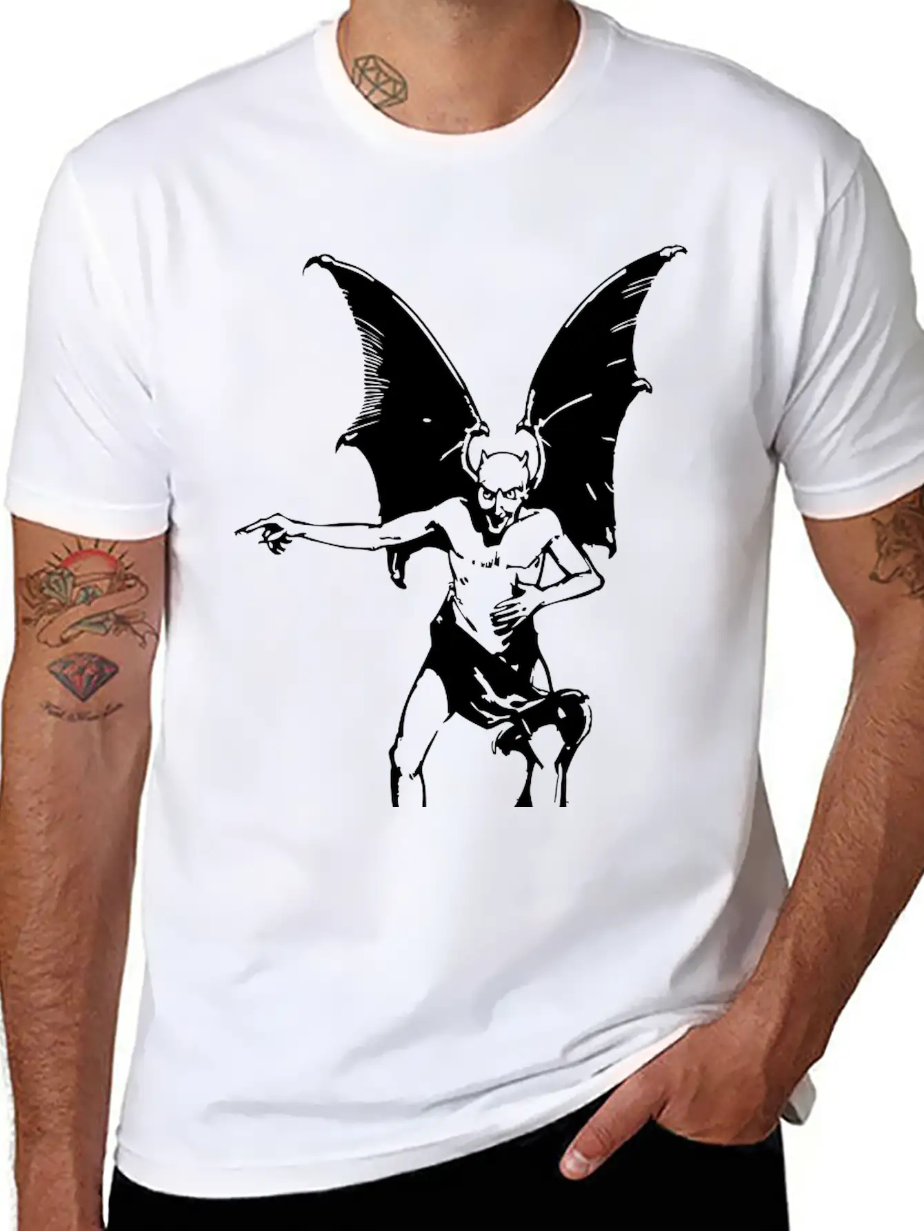 Ancient Demon Timeless Short Sleeve Tee – Comfy And Minimalist Design