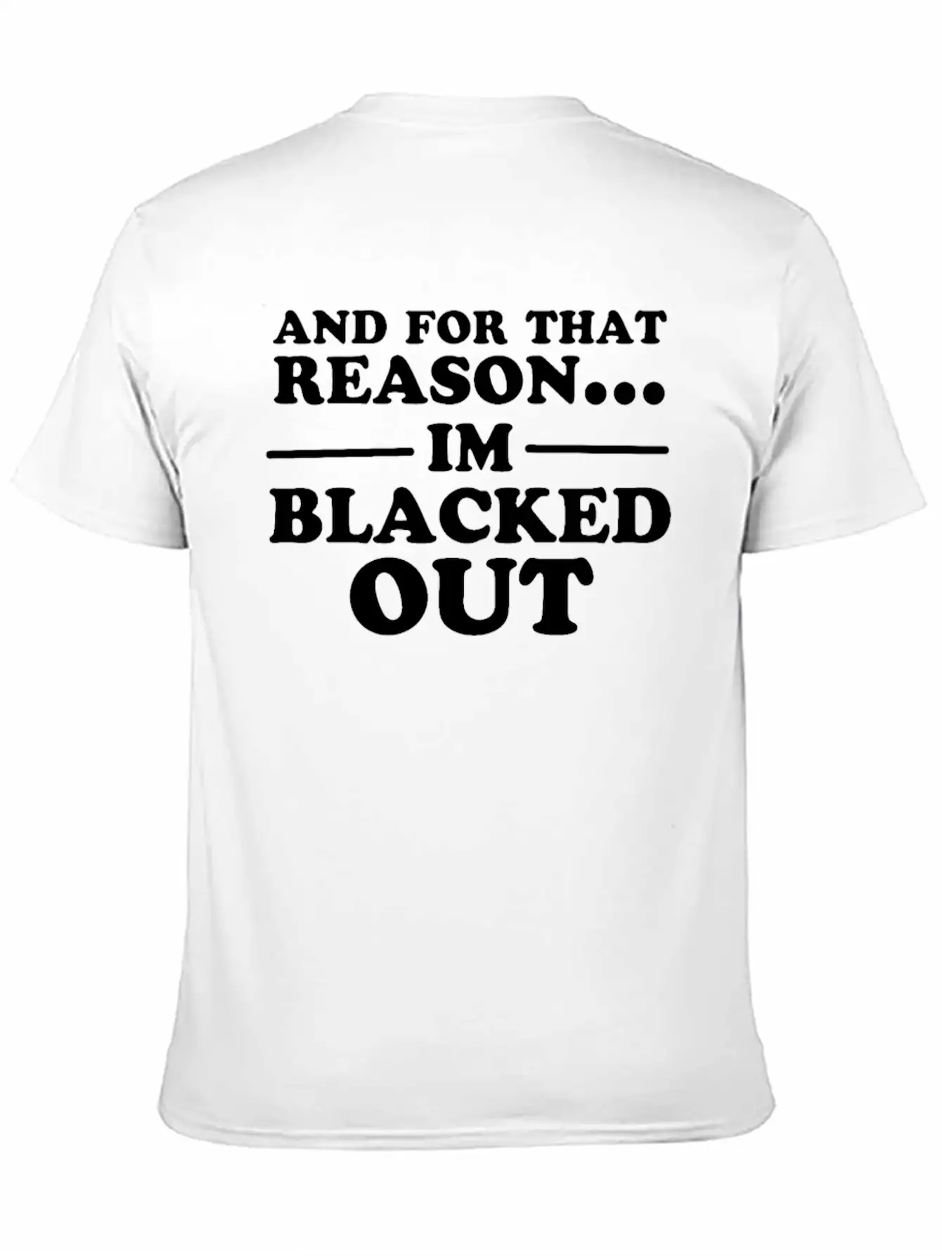 And For That Reason Timeless Short Sleeve Tee – Comfy And Minimalist Design
