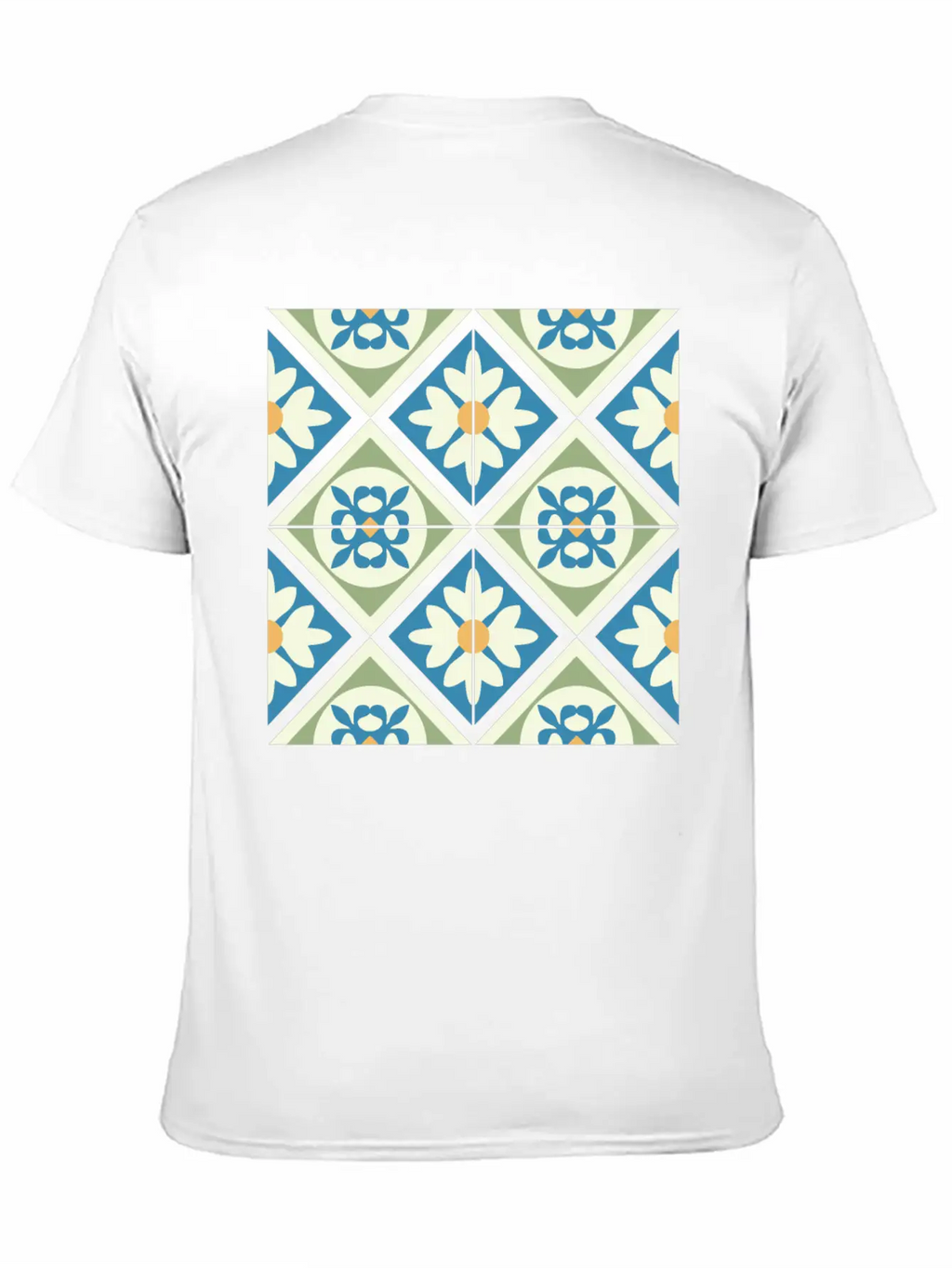 Andalusian Tiles 13 Timeless Short Sleeve Tee – Comfy And Minimalist Design
