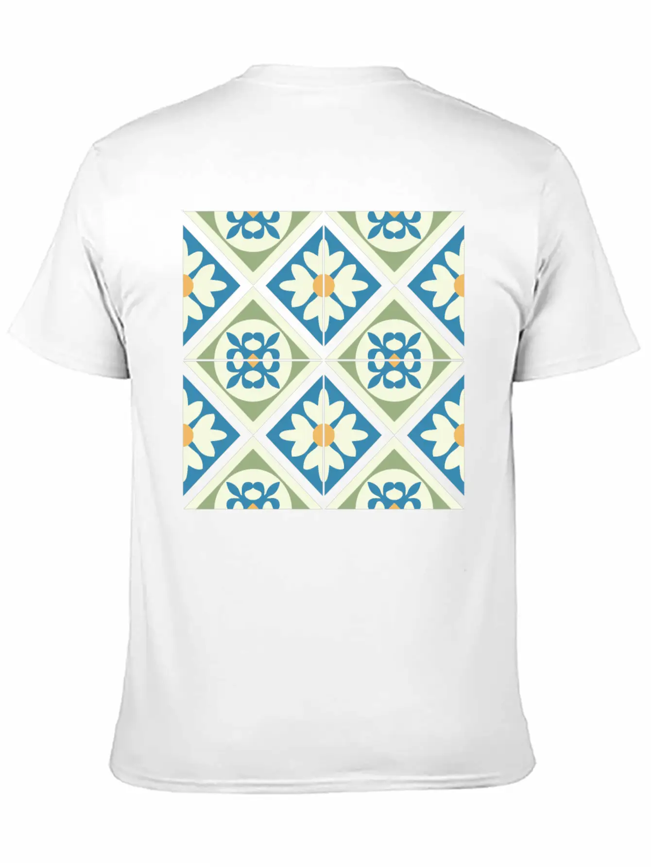 Andalusian Tiles 13 Timeless Short Sleeve Tee – Comfy And Minimalist Design