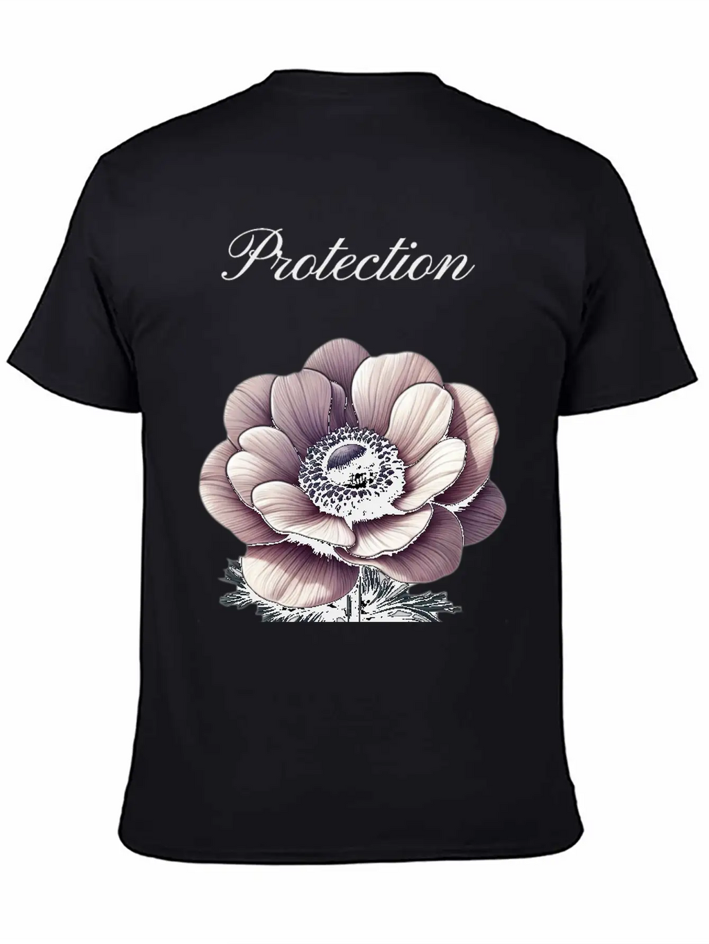 Anemone Shield: A Symbol Of Protection Essential Cotton Tee For Daily Outfits – Unisex Style