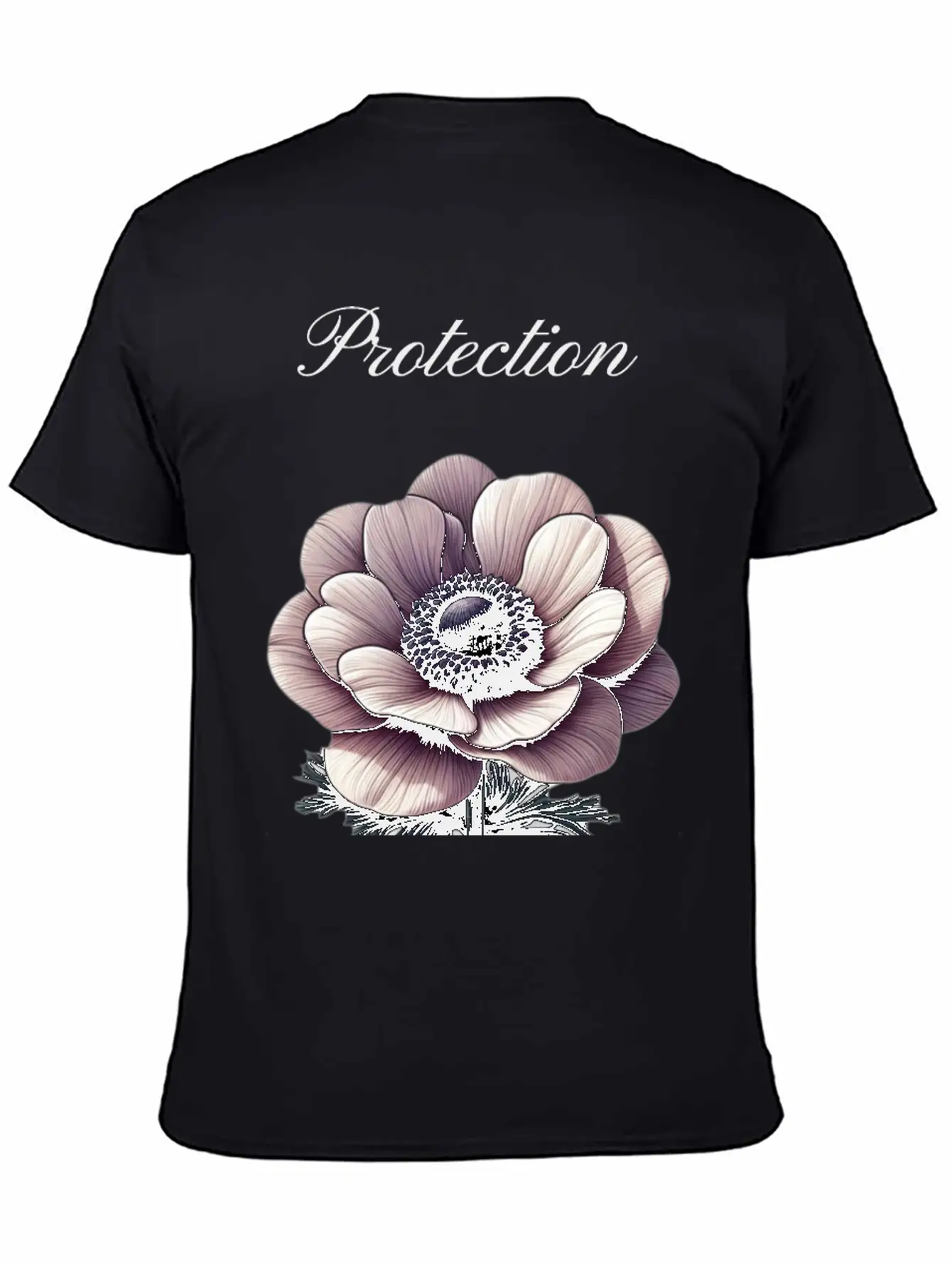 Anemone Shield: A Symbol Of Protection Essential Cotton Tee For Daily Outfits – Unisex Style