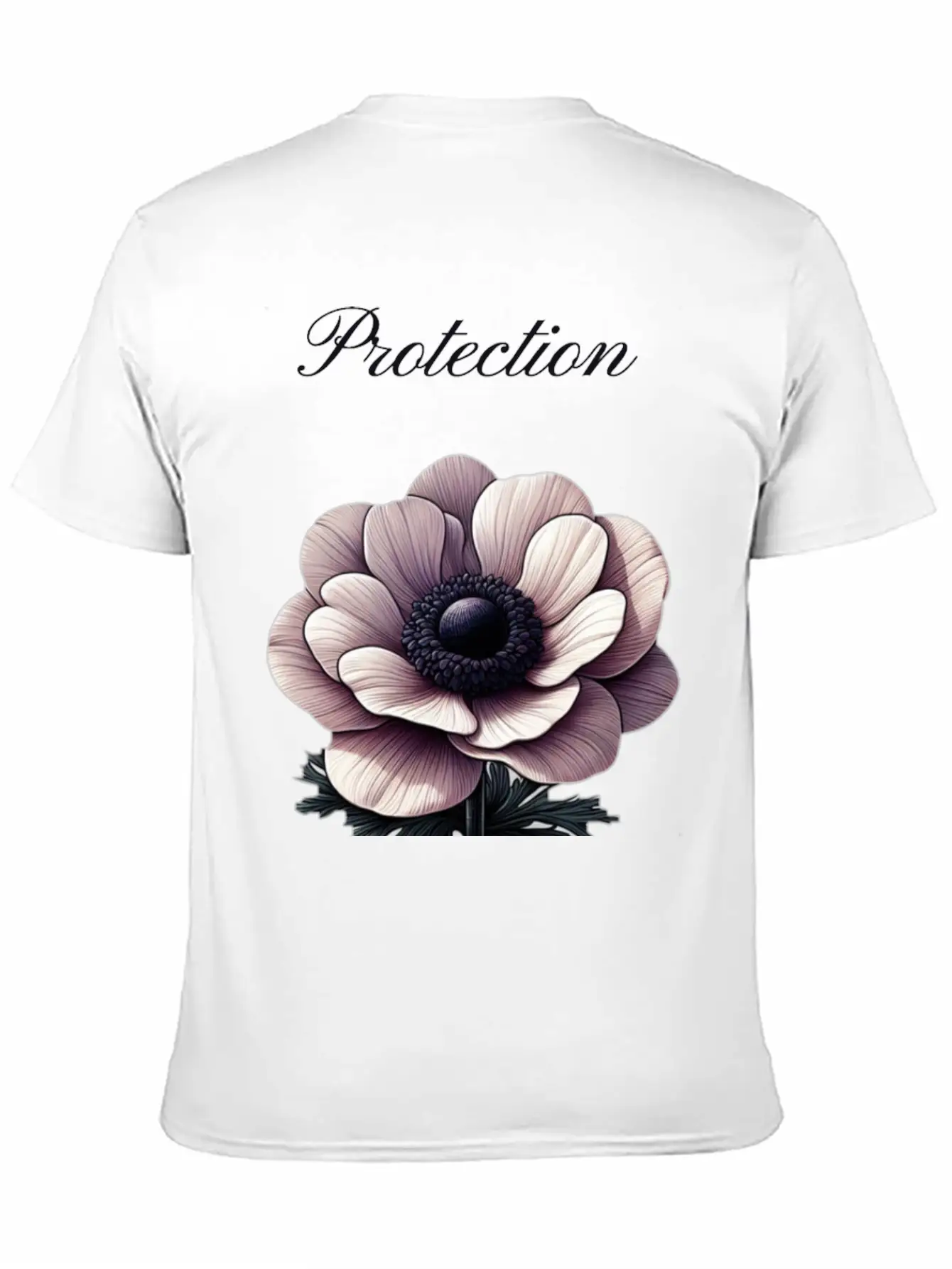Anemone Shield: A Symbol Of Protection Essential Cotton Tee For Daily Outfits – Unisex Style