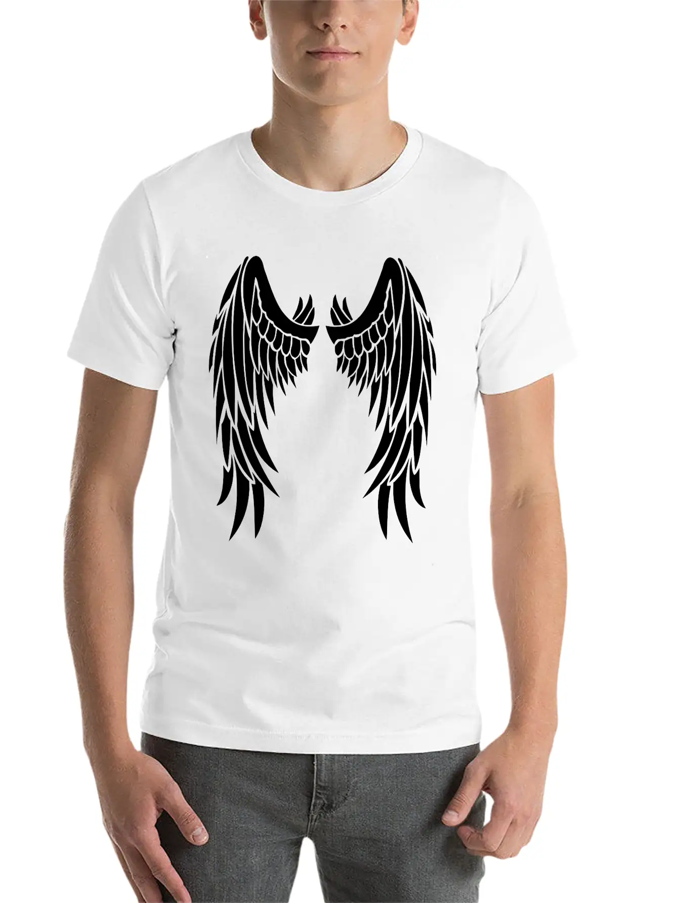 Angel Wings Stylish Everyday T-Shirt – Unisex Basic Cotton Tee