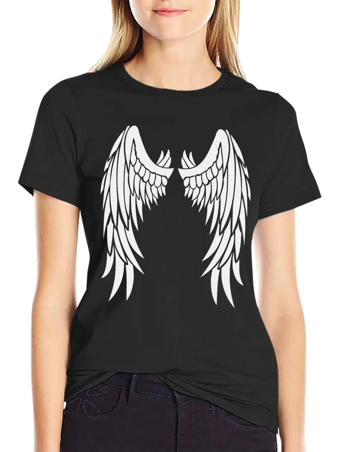 Angel Wings Stylish Everyday T-Shirt – Unisex Basic Cotton Tee