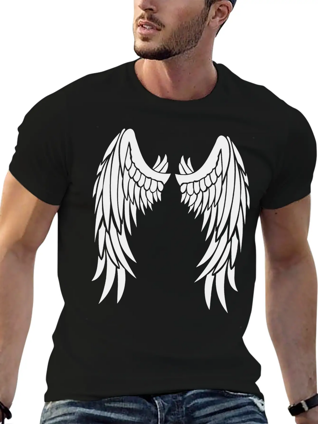 Angel Wings Stylish Everyday T-Shirt – Unisex Basic Cotton Tee