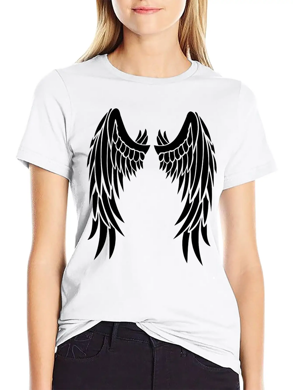 Angel Wings Stylish Everyday T-Shirt – Unisex Basic Cotton Tee