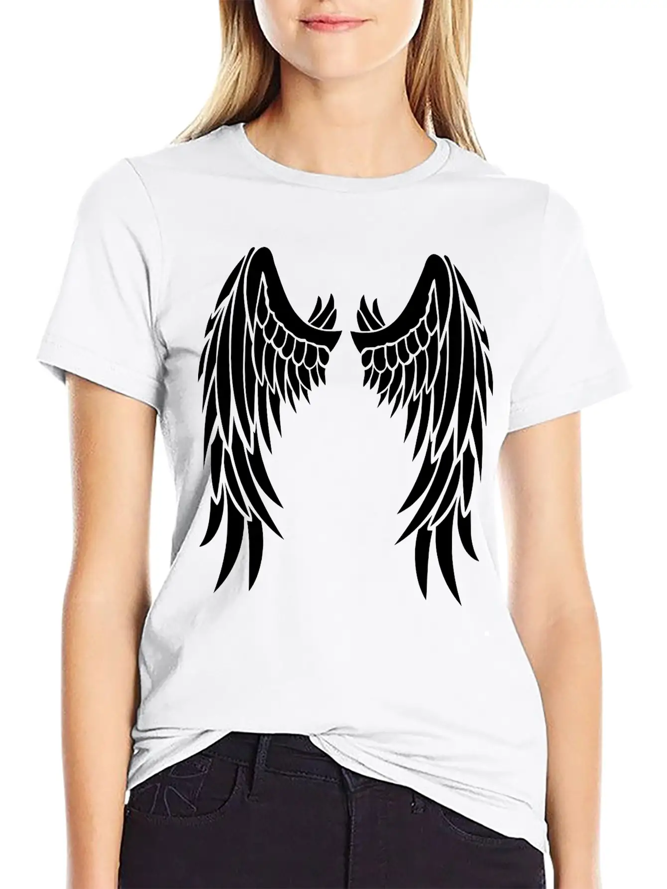 Angel Wings Stylish Everyday T-Shirt – Unisex Basic Cotton Tee