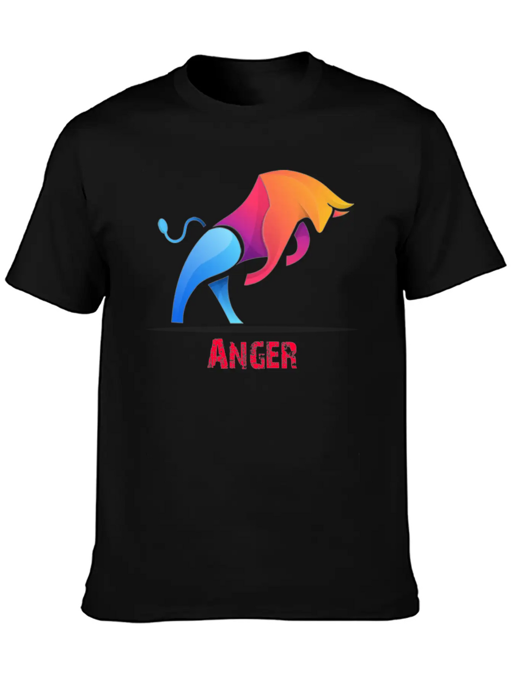 Anger Breathable Graphic T-Shirt – Perfect For Casual Days