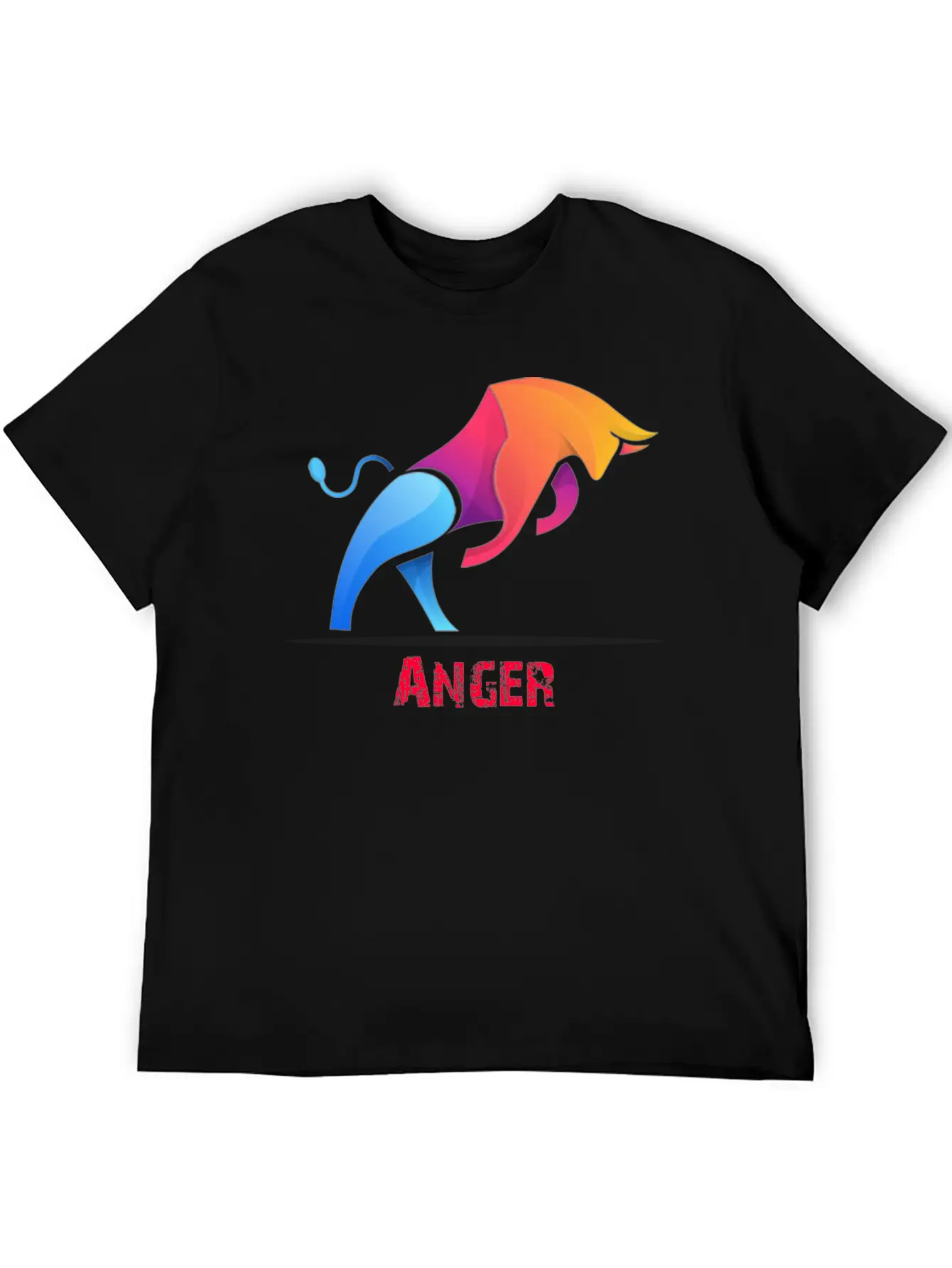 Anger Breathable Graphic T-Shirt – Perfect For Casual Days