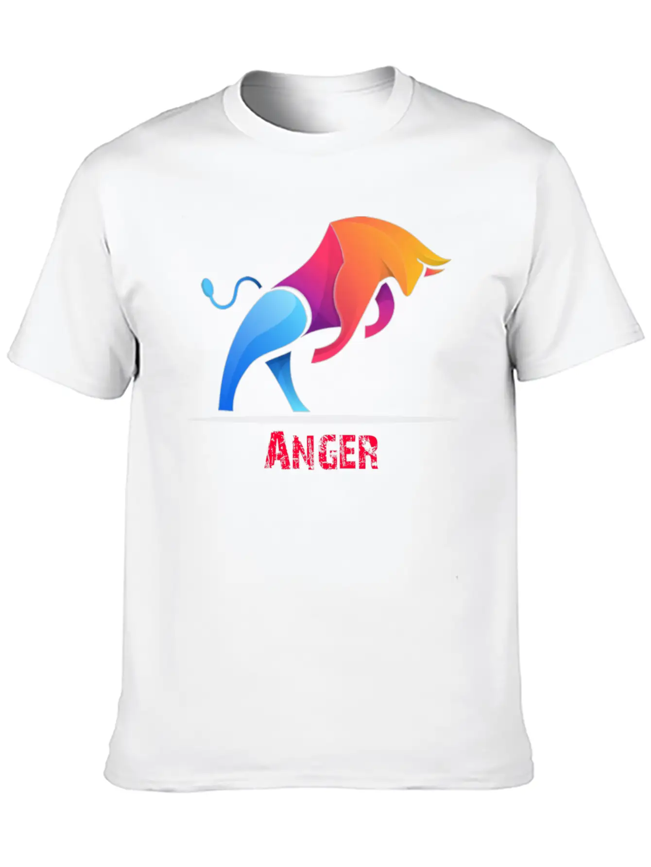 Anger Breathable Graphic T-Shirt – Perfect For Casual Days