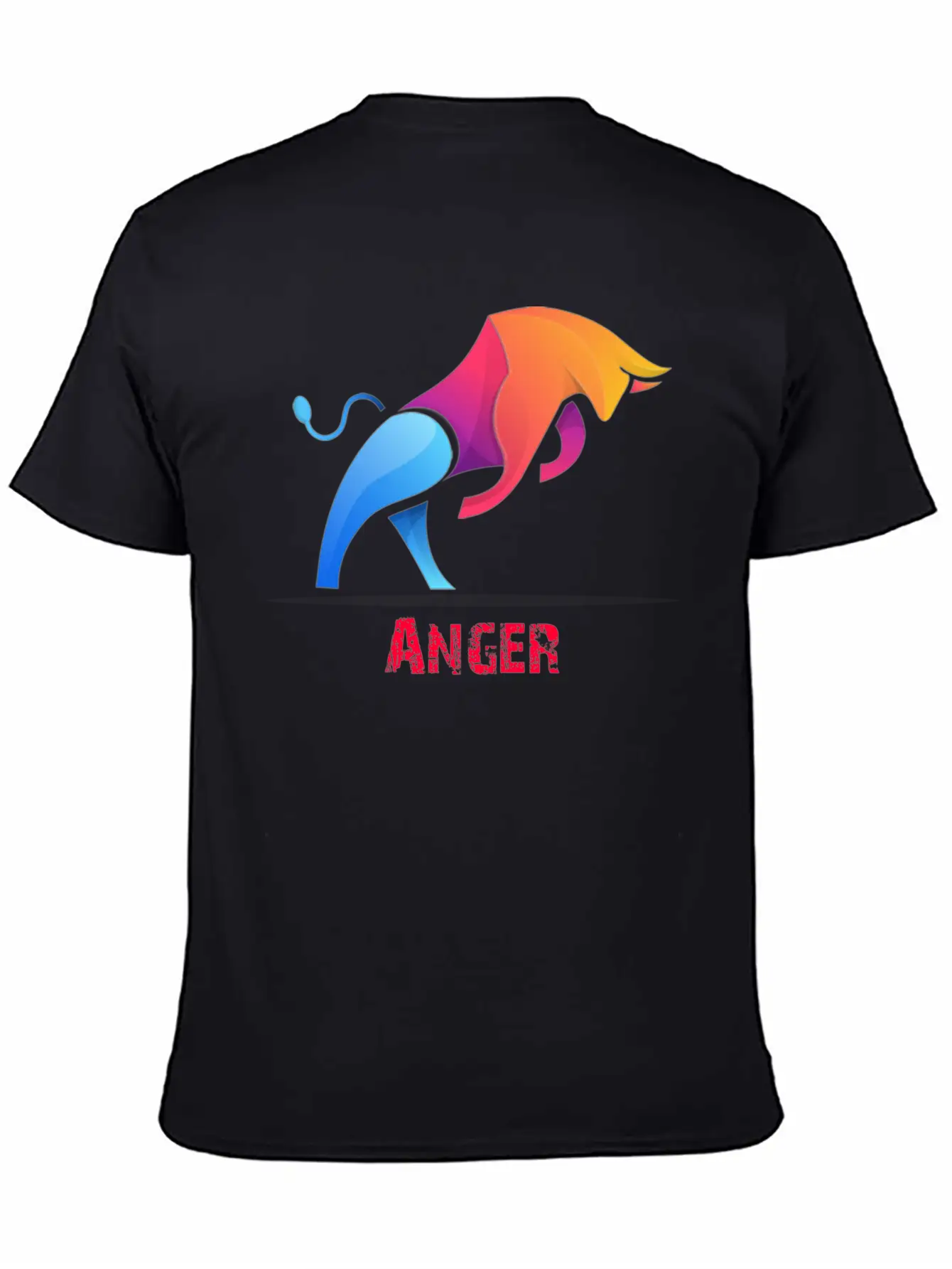 Anger Breathable Graphic T-Shirt – Perfect For Casual Days