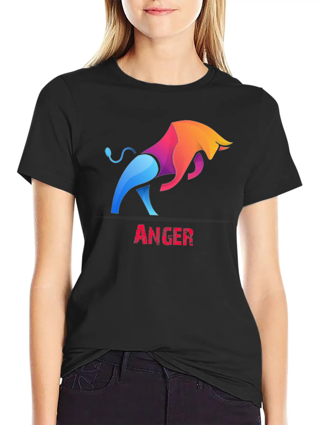 Anger Breathable Graphic T-Shirt – Perfect For Casual Days