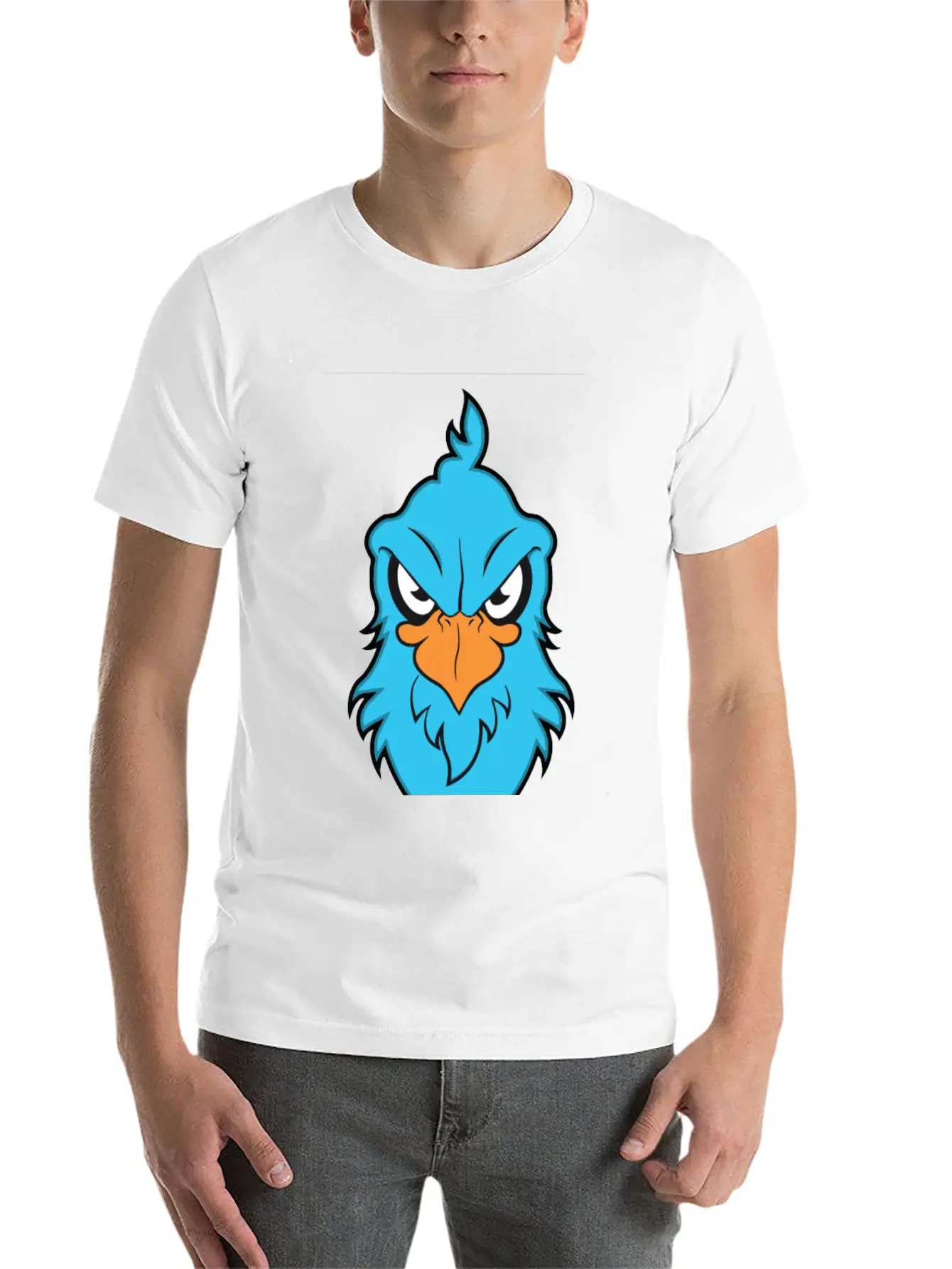 Angry Eagle Breathable Soft Cotton T-Shirt – Timeless Casual Look