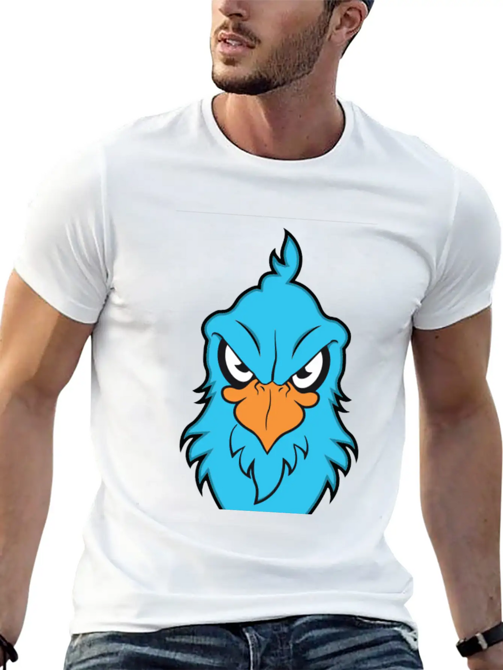 Angry Eagle Breathable Soft Cotton T-Shirt – Timeless Casual Look