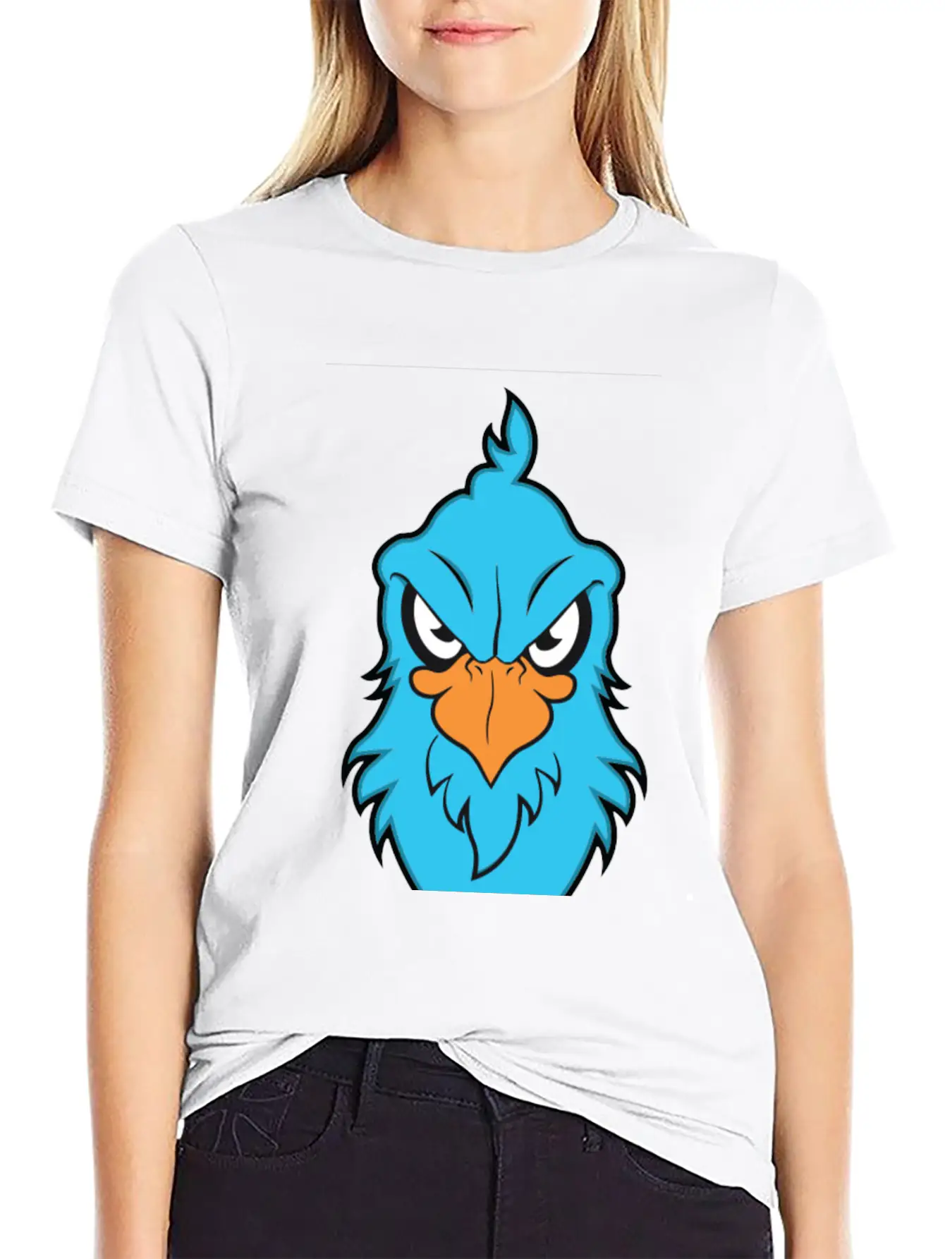 Angry Eagle Breathable Soft Cotton T-Shirt – Timeless Casual Look