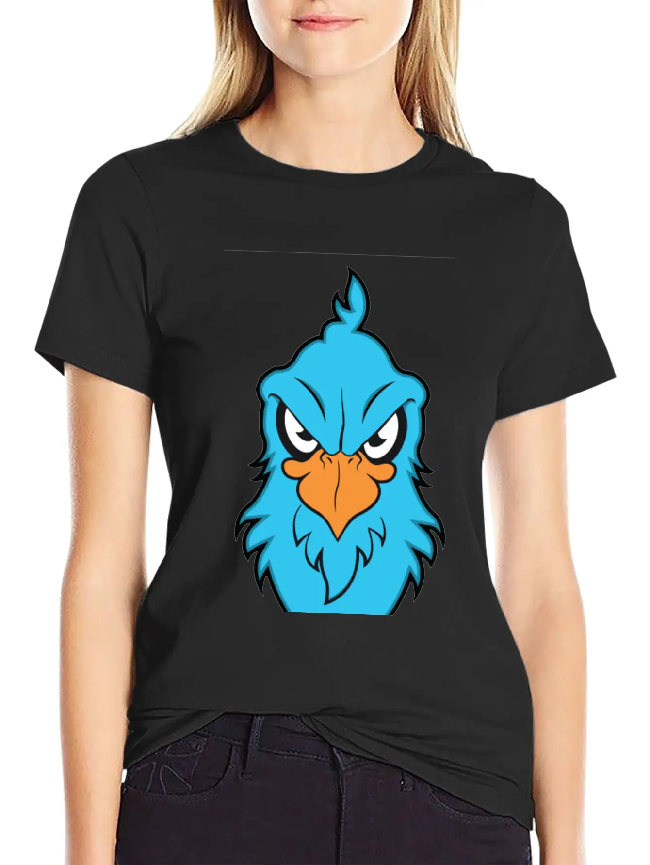 Angry Eagle Breathable Soft Cotton T-Shirt – Timeless Casual Look