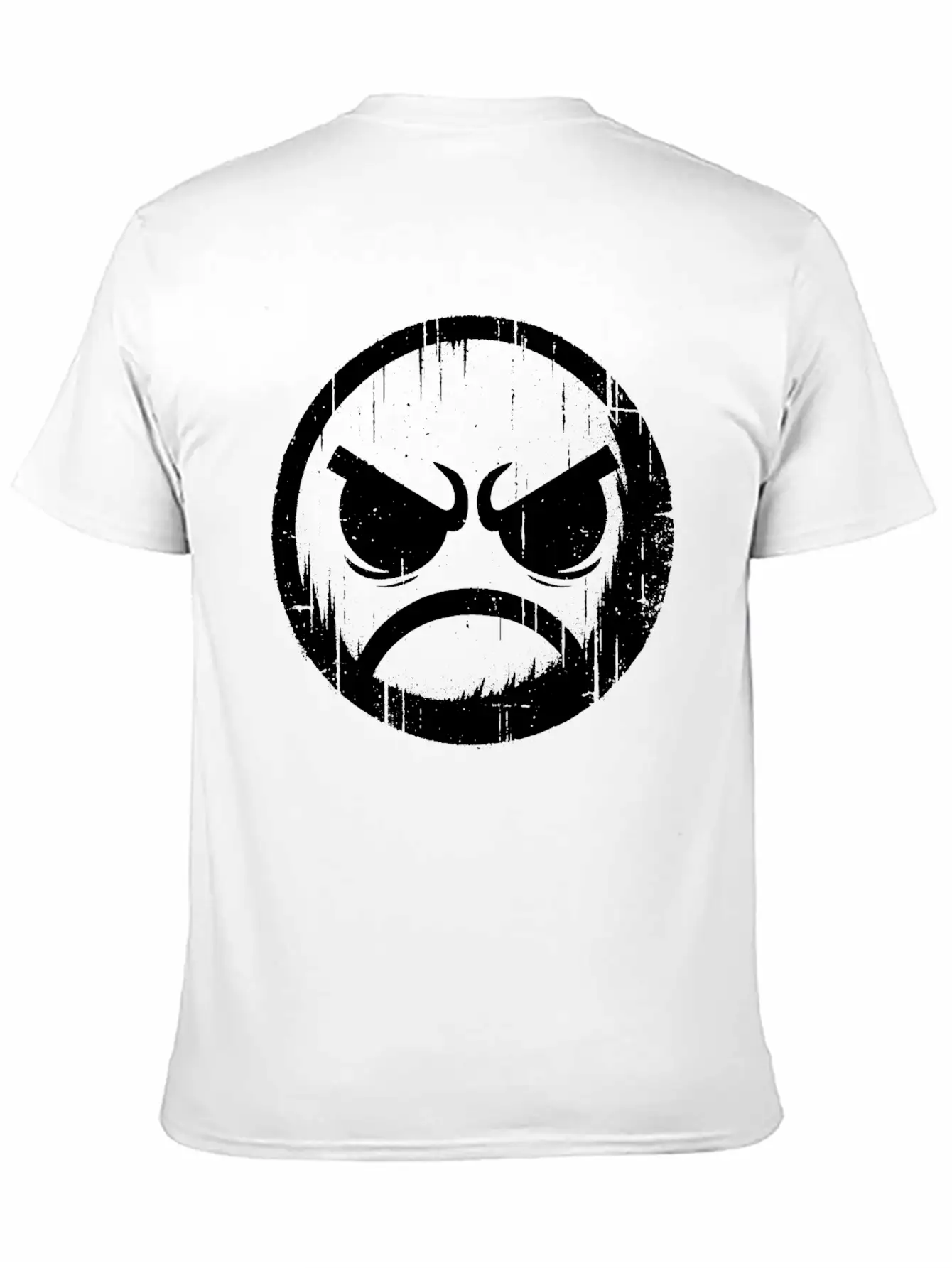 Angry Face Relaxed Everyday Tee – Lightweight And Durable Cotton