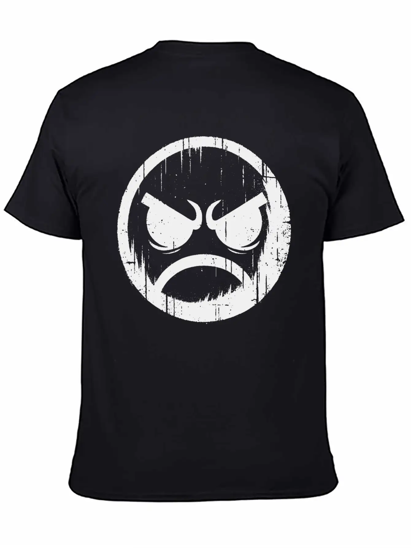 Angry Face Timeless Short Sleeve Tee – Comfy And Minimalist Design