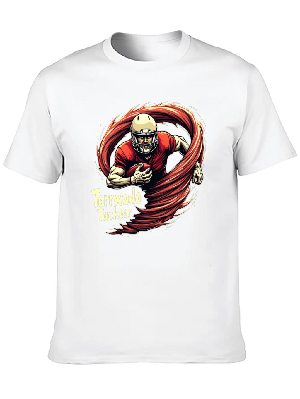 ANGRY RUNS: Tornado Tackler Breathable Graphic T-Shirt – Perfect For Casual Days