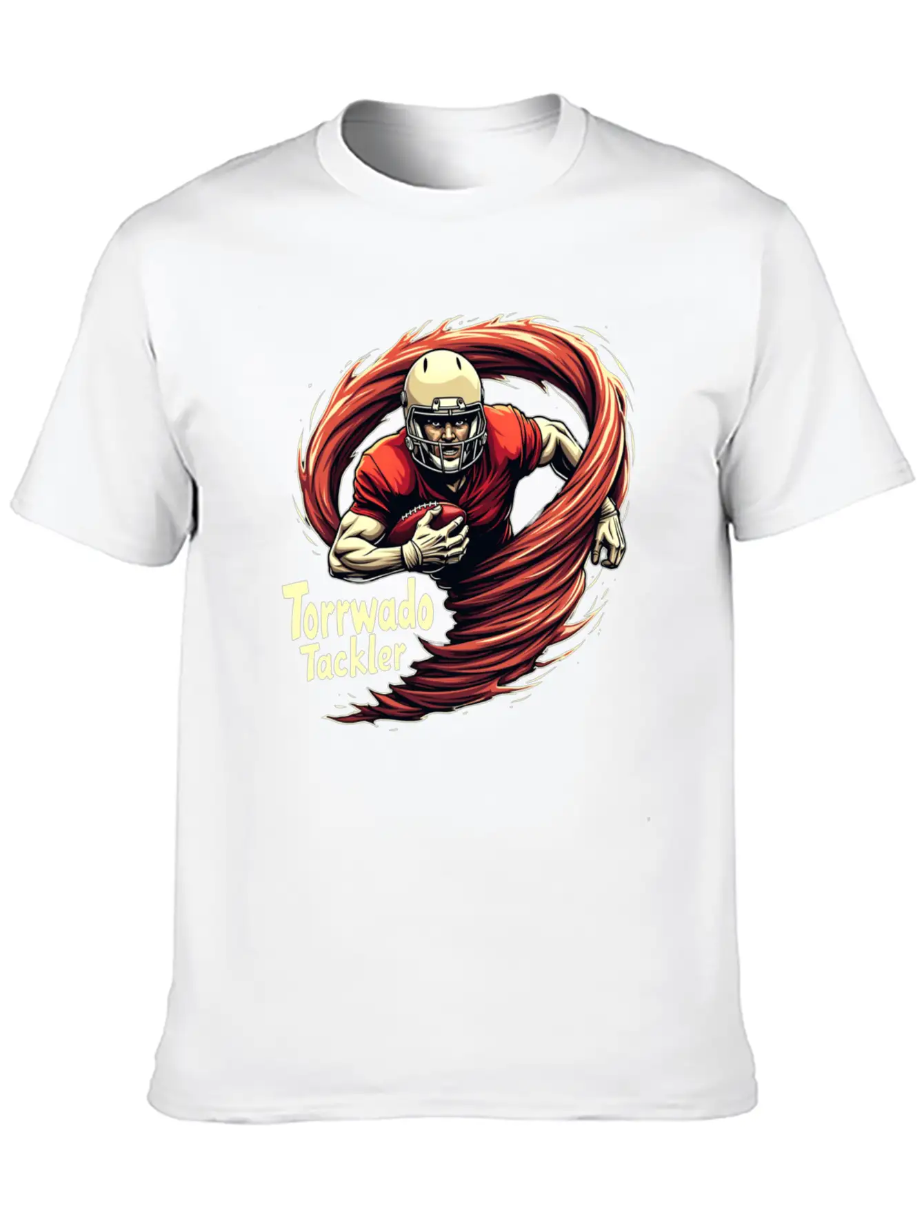 ANGRY RUNS: Tornado Tackler Breathable Graphic T-Shirt – Perfect For Casual Days
