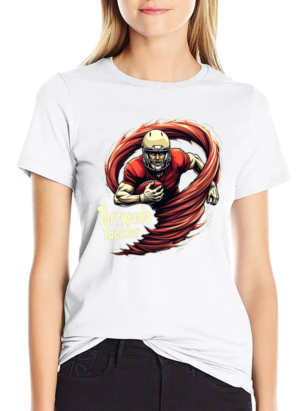 ANGRY RUNS: Tornado Tackler Breathable Graphic T-Shirt – Perfect For Casual Days