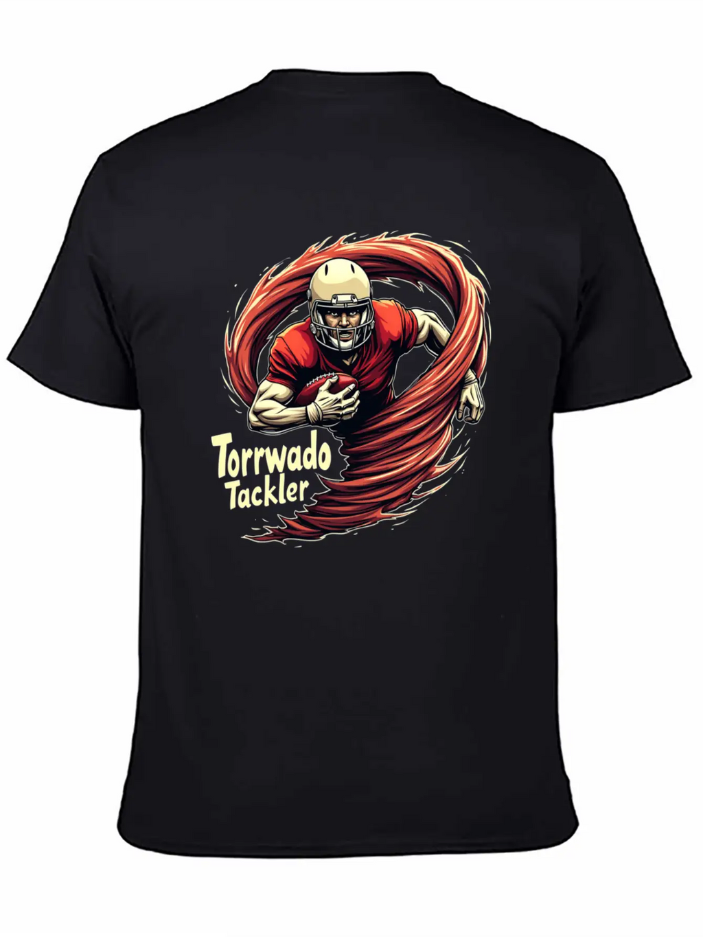 ANGRY RUNS: Tornado Tackler Breathable Graphic T-Shirt – Perfect For Casual Days