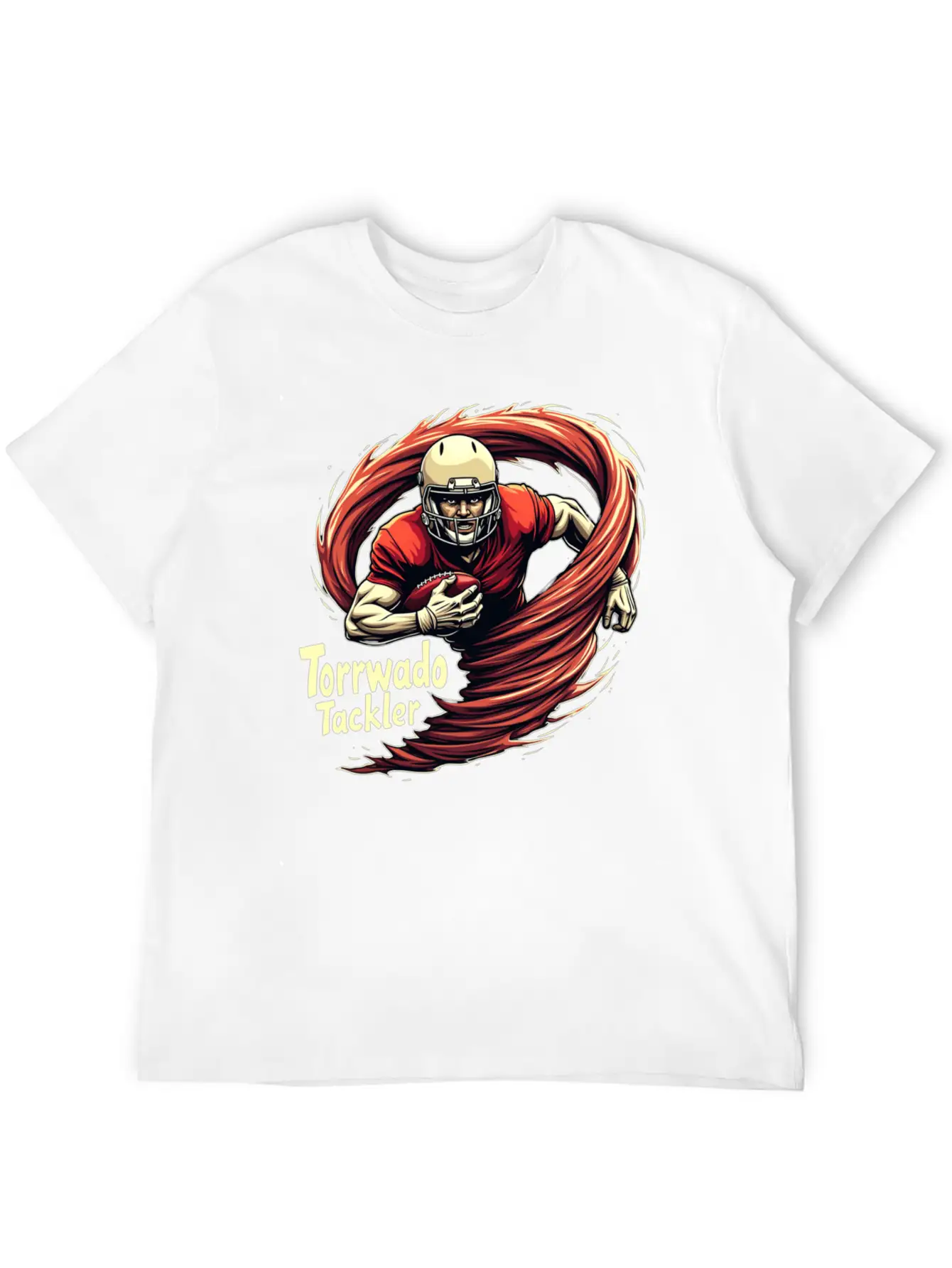 ANGRY RUNS: Tornado Tackler Breathable Graphic T-Shirt – Perfect For Casual Days