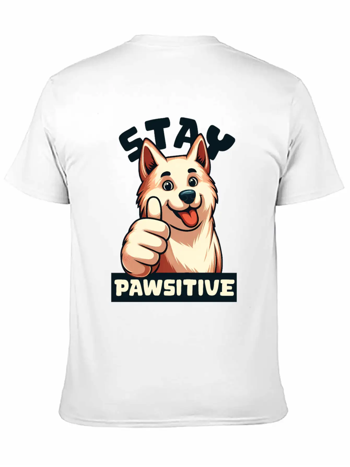 Animal Hospital - Stay Pawsitive Relaxed Everyday Tee – Lightweight And Durable Cotton