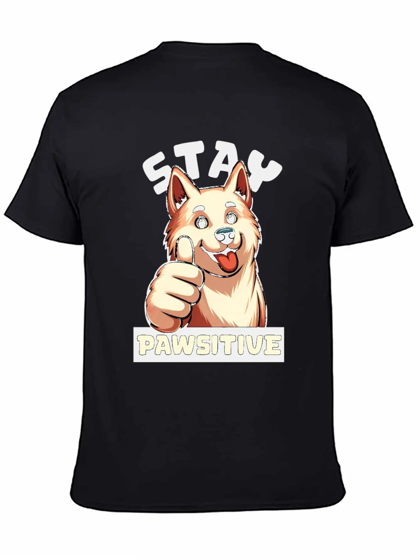 Animal Hospital - Stay Pawsitive Relaxed Everyday Tee – Lightweight And Durable Cotton