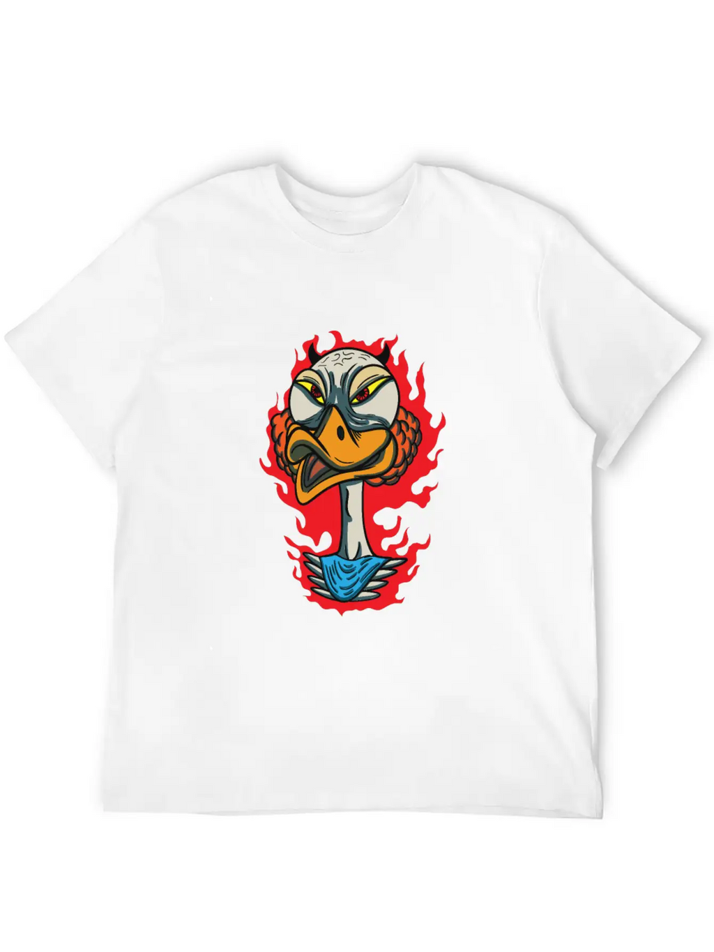 Animals Angry Duck Face Breathable Graphic T-Shirt – Perfect For Casual Days
