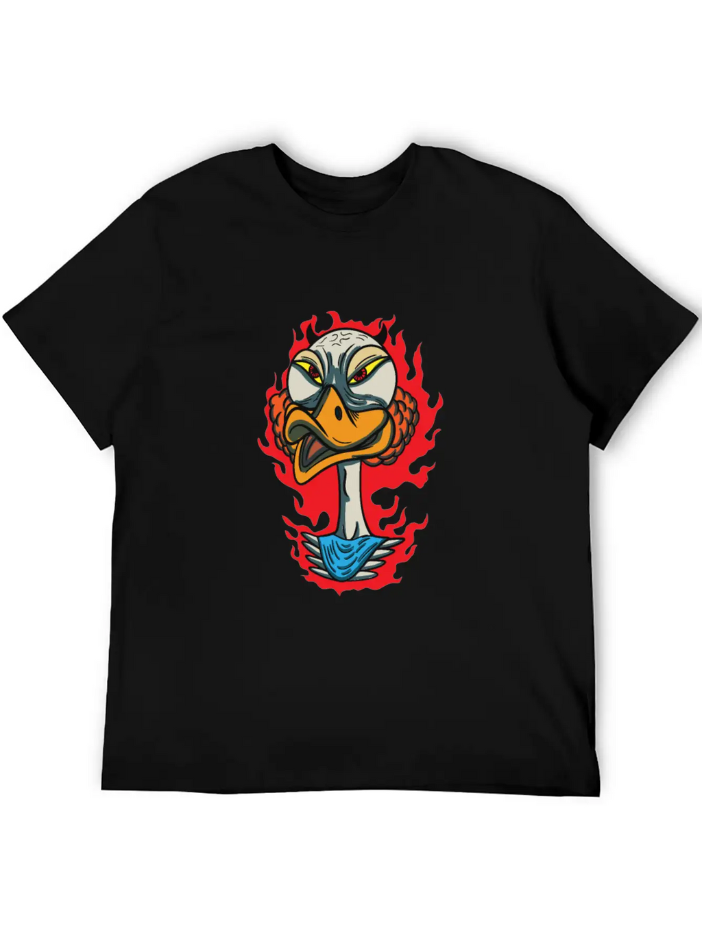 Animals Angry Duck Face Breathable Graphic T-Shirt – Perfect For Casual Days