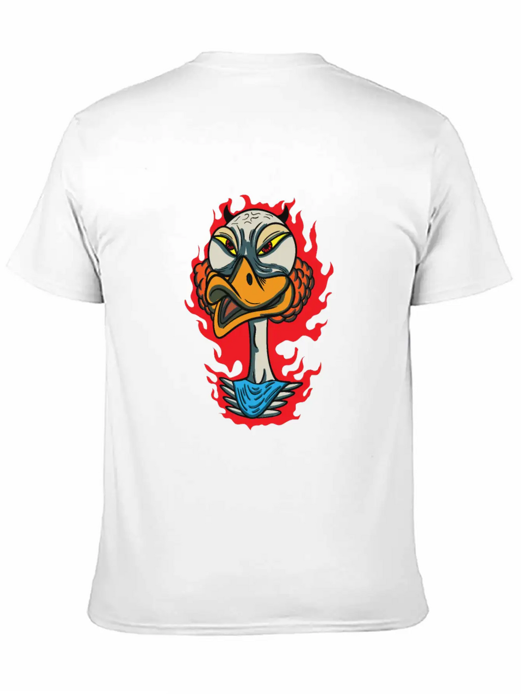 Animals Angry Duck Face Breathable Graphic T-Shirt – Perfect For Casual Days