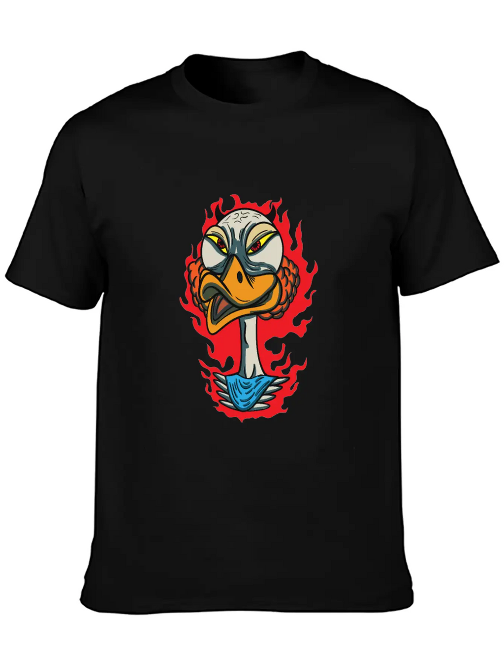 Animals Angry Duck Face Breathable Graphic T-Shirt – Perfect For Casual Days