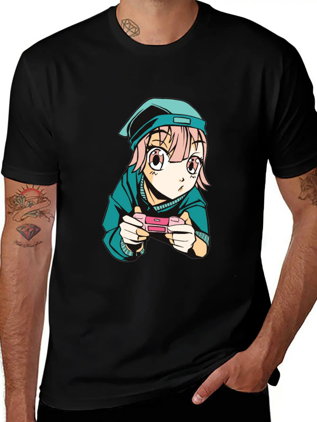 Anime Gamer Gaming Game Comic Unisex Casual T-Shirt – Clean Design For Daily Comfort