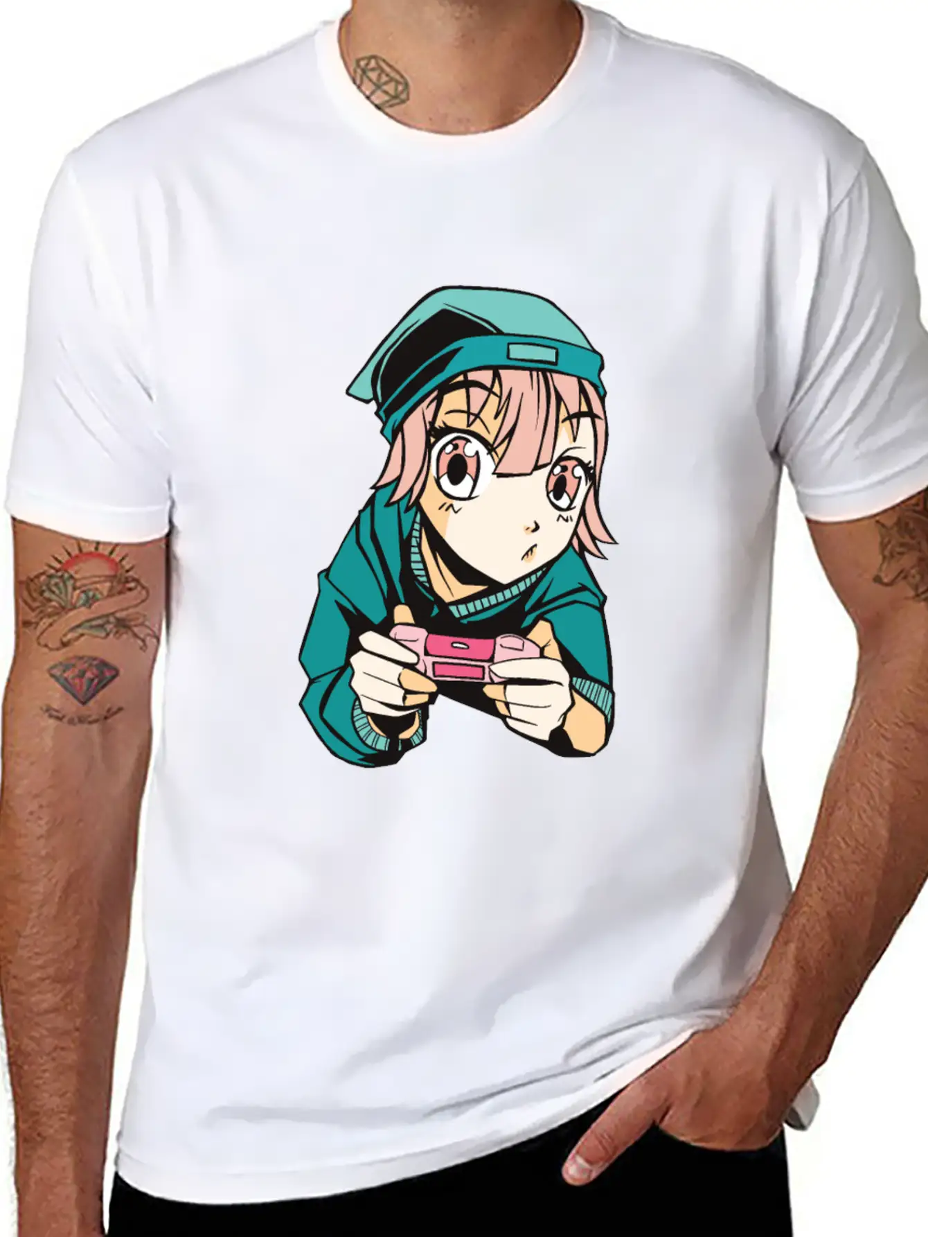 Anime Gamer Gaming Game Comic Unisex Casual T-Shirt – Clean Design For Daily Comfort