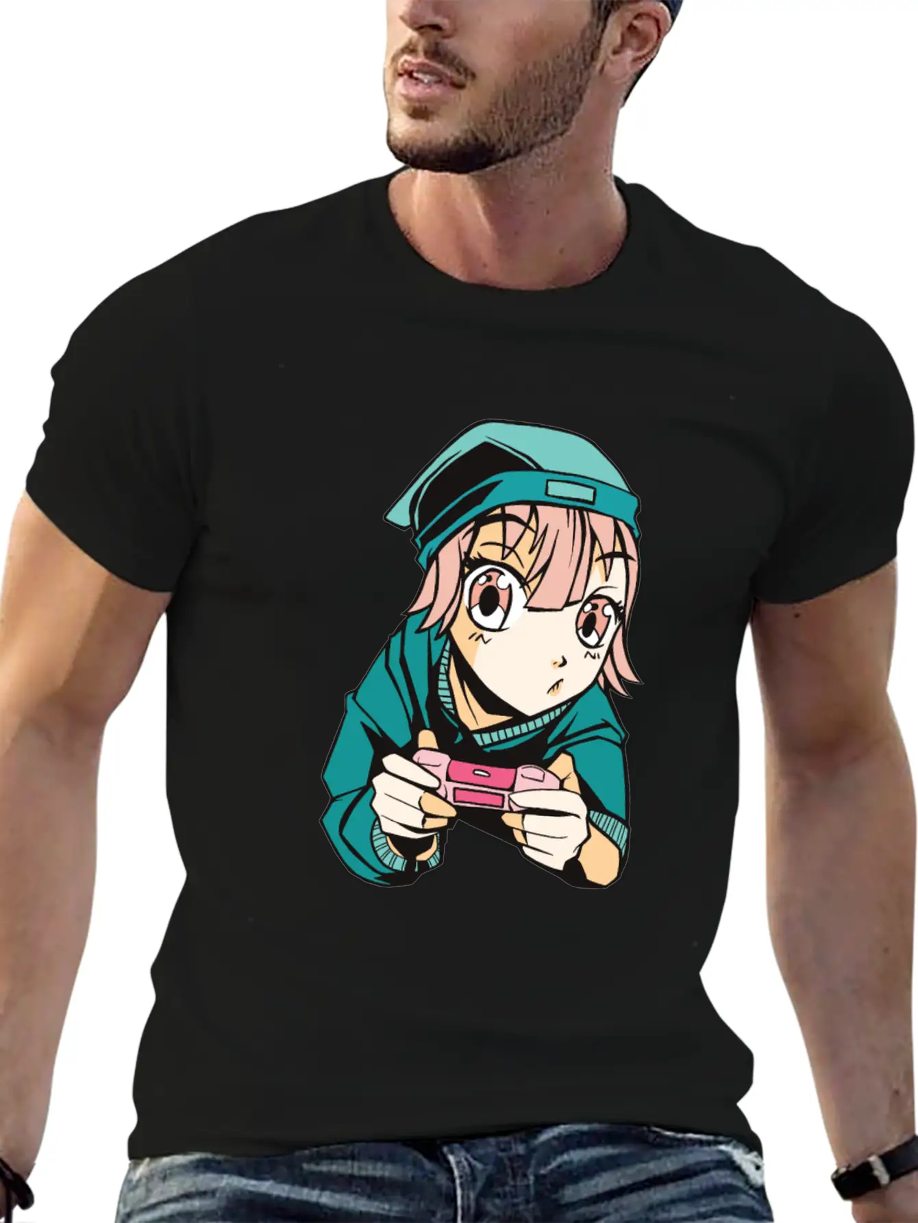 Anime Gamer Gaming Game Comic Unisex Casual T-Shirt – Clean Design For Daily Comfort
