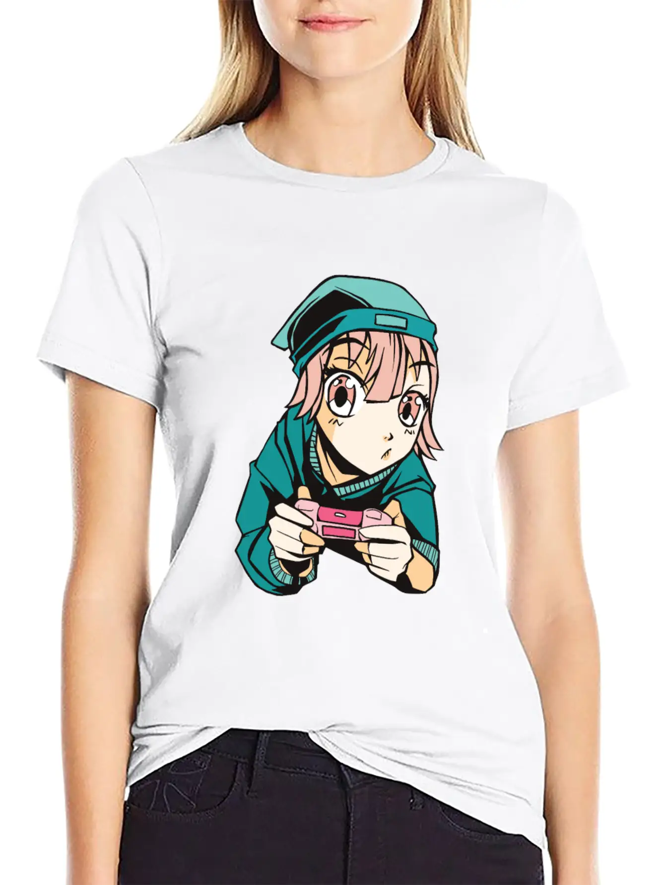 Anime Gamer Gaming Game Comic Unisex Casual T-Shirt – Clean Design For Daily Comfort