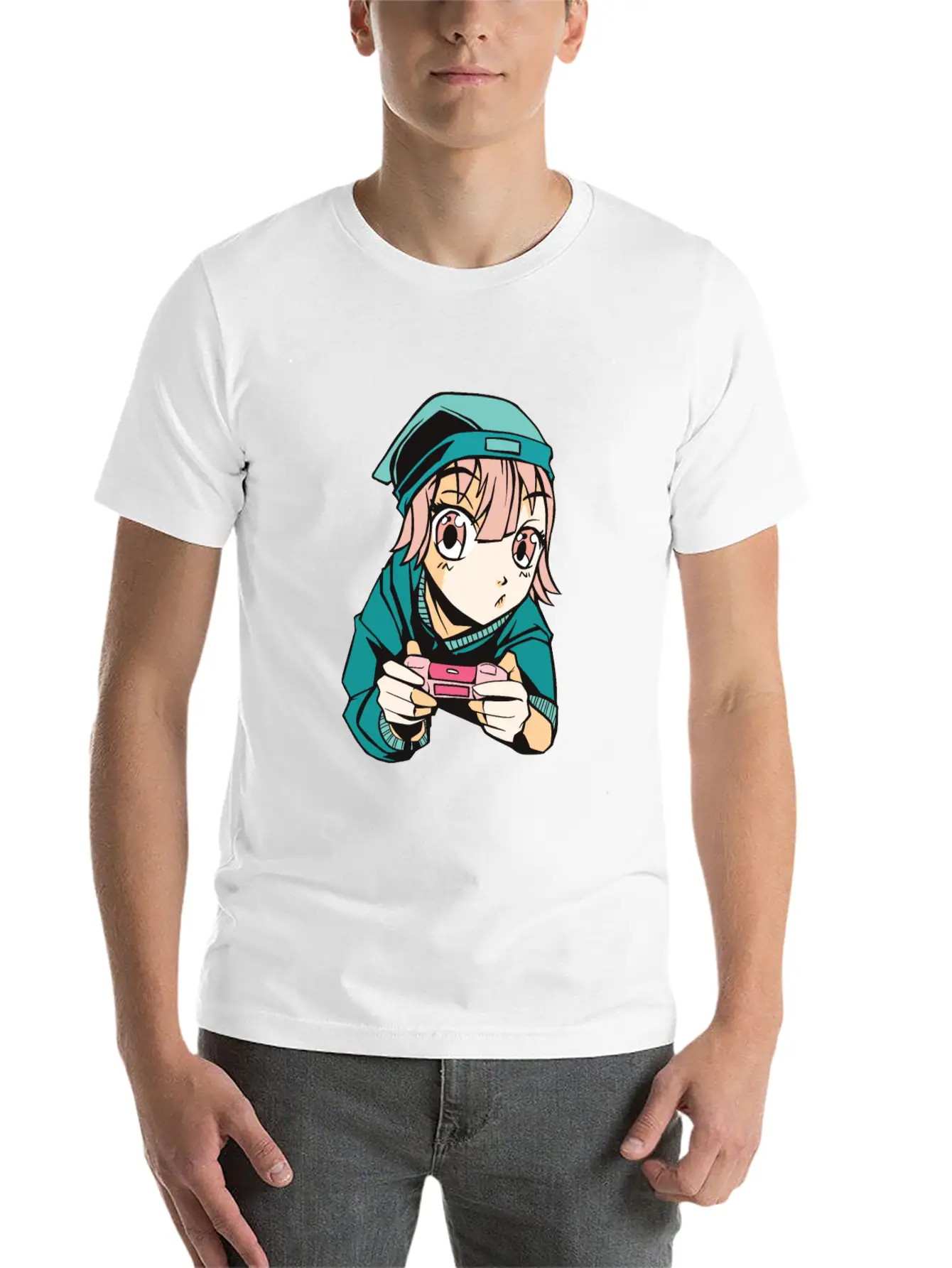 Anime Gamer Gaming Game Comic Unisex Casual T-Shirt – Clean Design For Daily Comfort