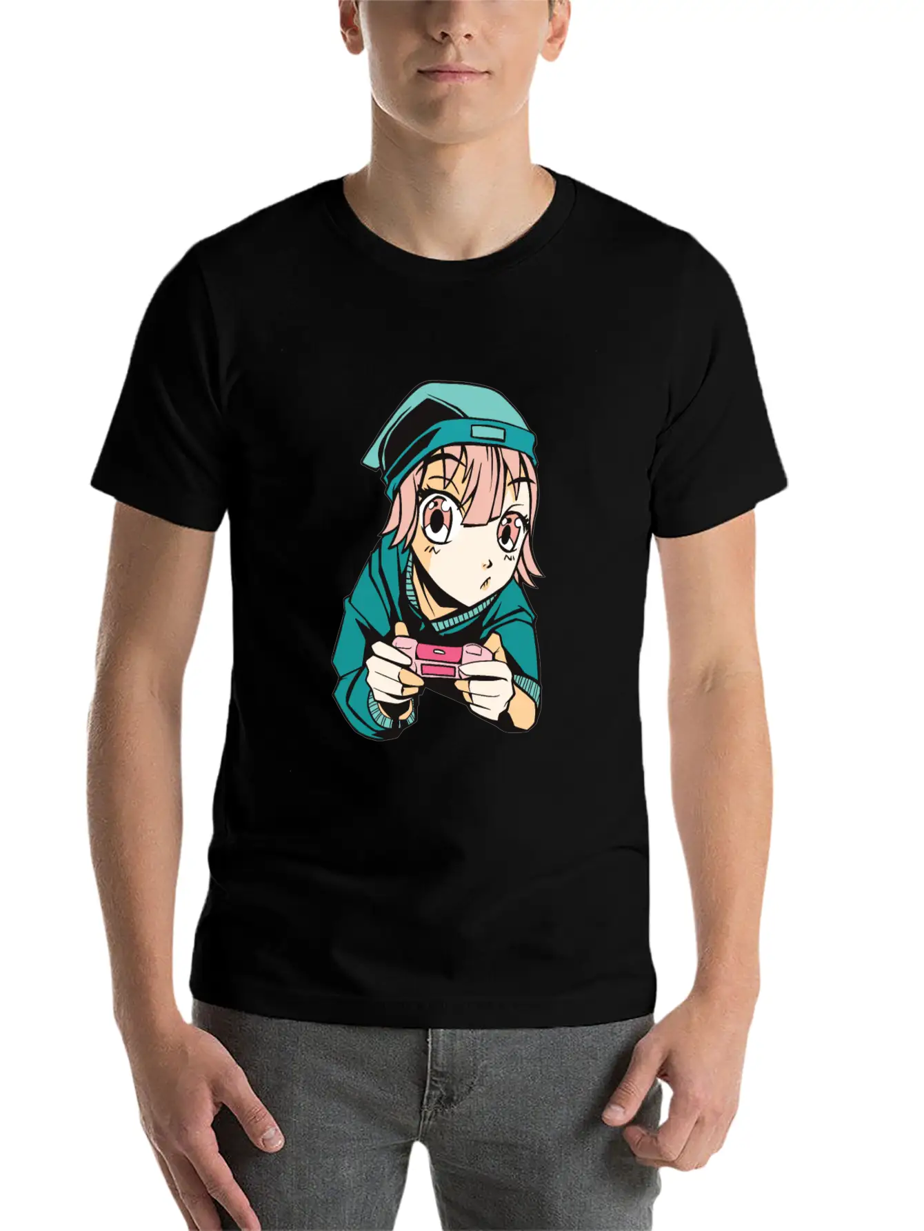 Anime Gamer Gaming Game Comic Unisex Casual T-Shirt – Clean Design For Daily Comfort