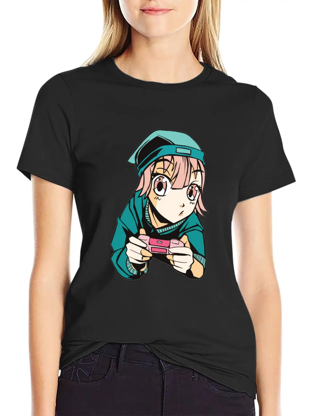 Anime Gamer Gaming Game Comic Unisex Casual T-Shirt – Clean Design For Daily Comfort